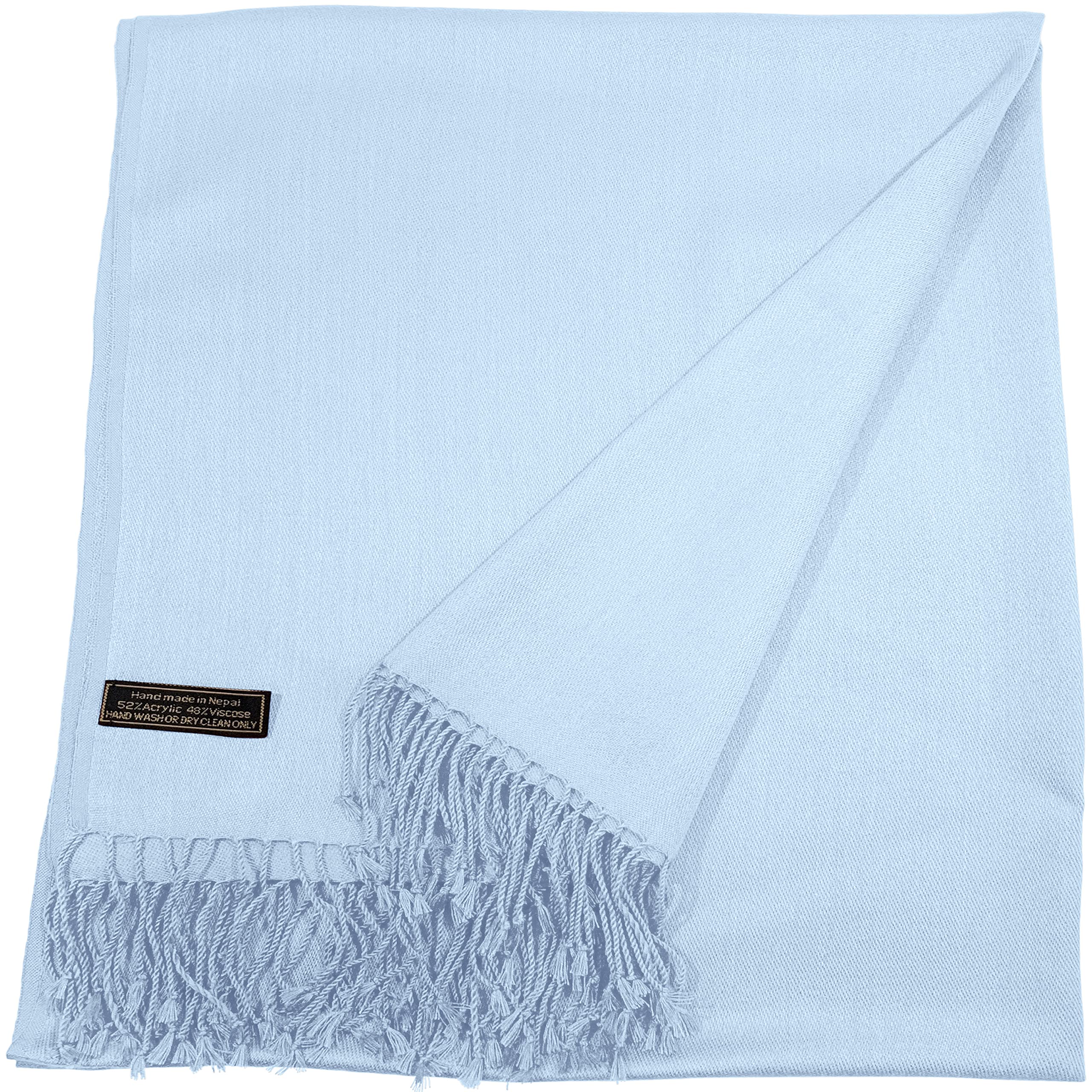 Handmade Nepalese Pashmina Shawl - Soft & Warm Cashmere Scarf for Women (1-Pack) | Perfect for Winter, Weddings & Gifting