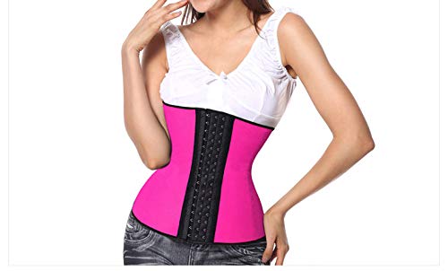 Best Women's Latex Waist Trainer for Tummy Control - 4 Steel Bones Slimming Corset Belt for Hourglass Figure | Perfect for Workouts, Postpartum Recovery & Special Occasions