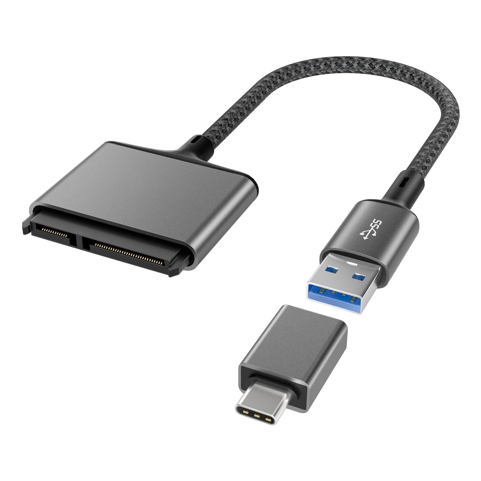 Basesailor SATA to USB Adapter Cable - USB C/A to 2.5