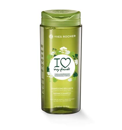 Yves Rocher Radiance Shampoo - 10.15 fl.oz (300ml) for Shiny, Healthy Hair - Perfect for Daily Use & Color-Treated Hair