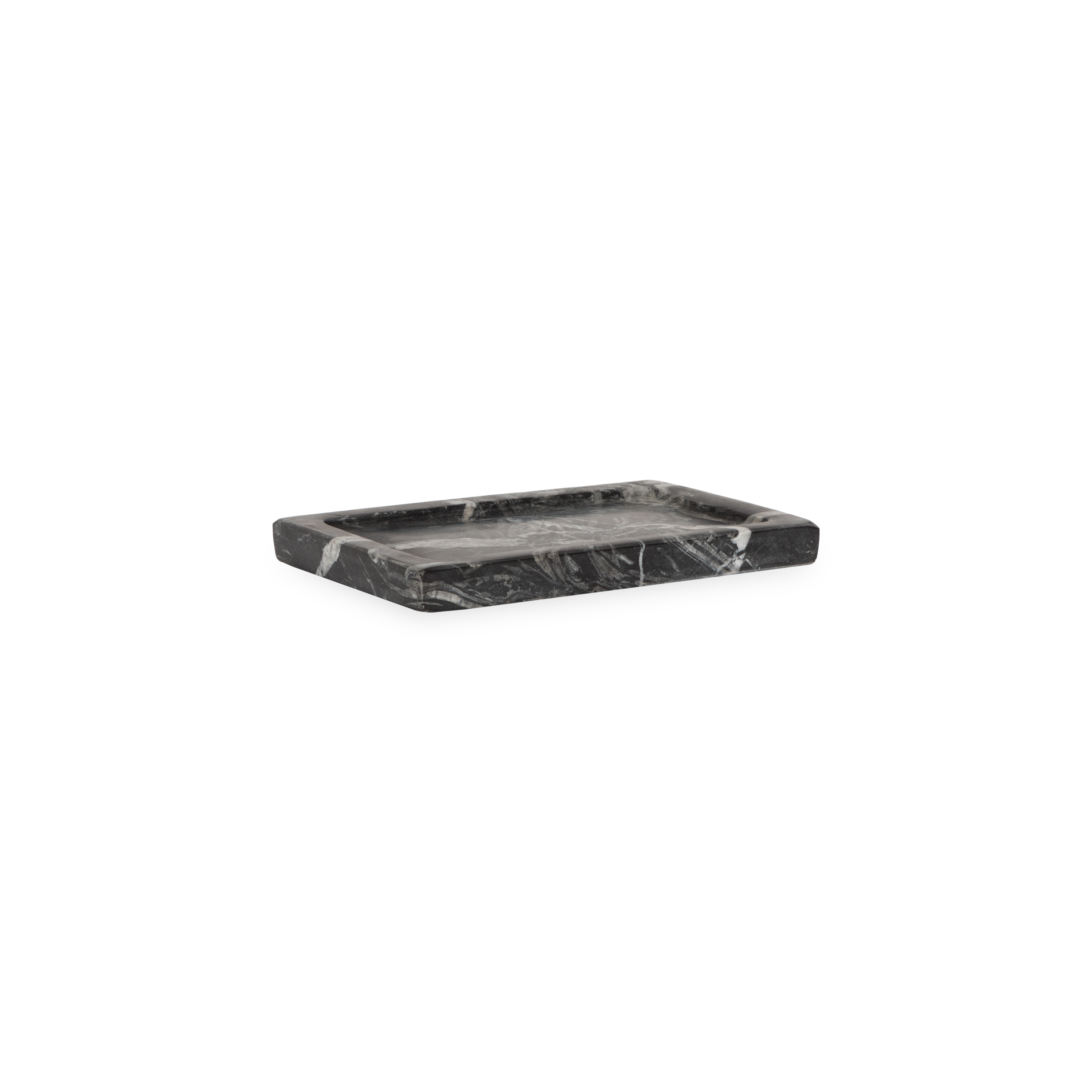 Black Marble Soap Dish - Elegant Bathroom Organizer for Luxury Showers & Spa Decor | Perfect for Modern & Minimalist Bathrooms