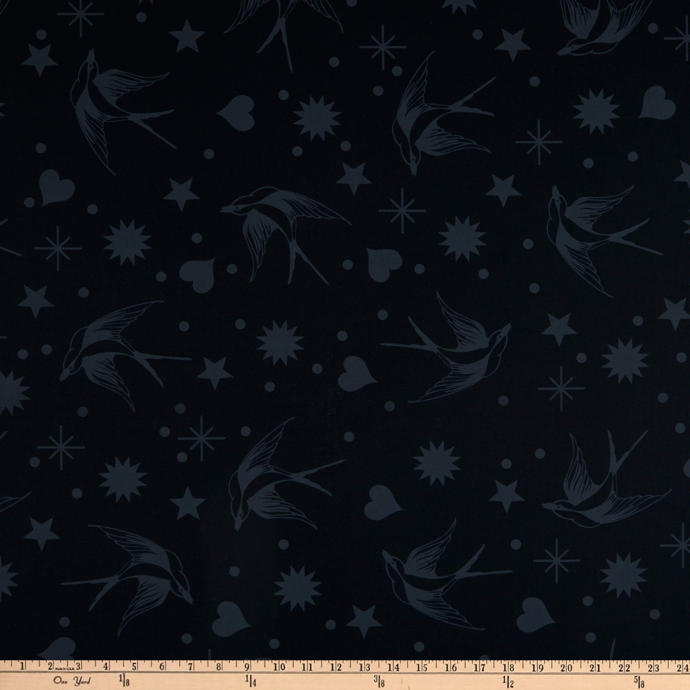 Tula Pink Linework Fairy Flakes Ink Fabric by the Yard - Premium Cotton Fabric for Quilting, Sewing & DIY Crafts - Perfect for Quilts, Apparel & Home Decor Projects