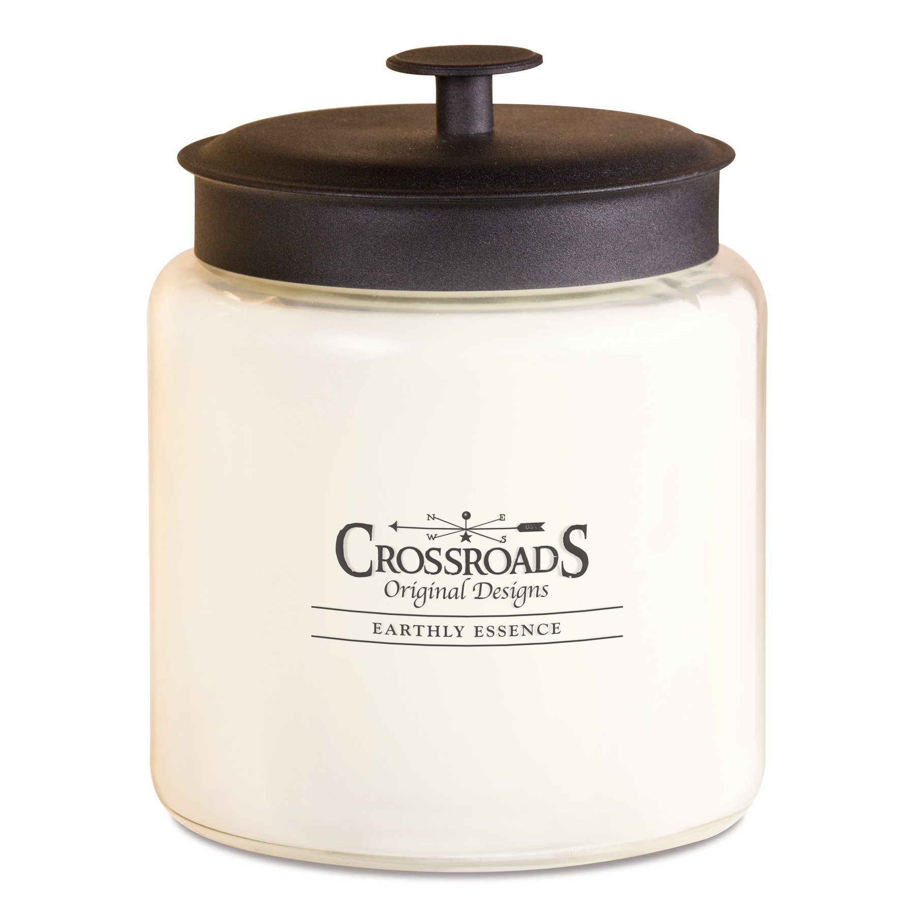 Crossroads Earthly Essence Scented 4-Wick Large Candle - 96oz (6lbs) Soy Wax Aromatherapy Home Decor for Relaxation, Meditation & Romantic Ambiance