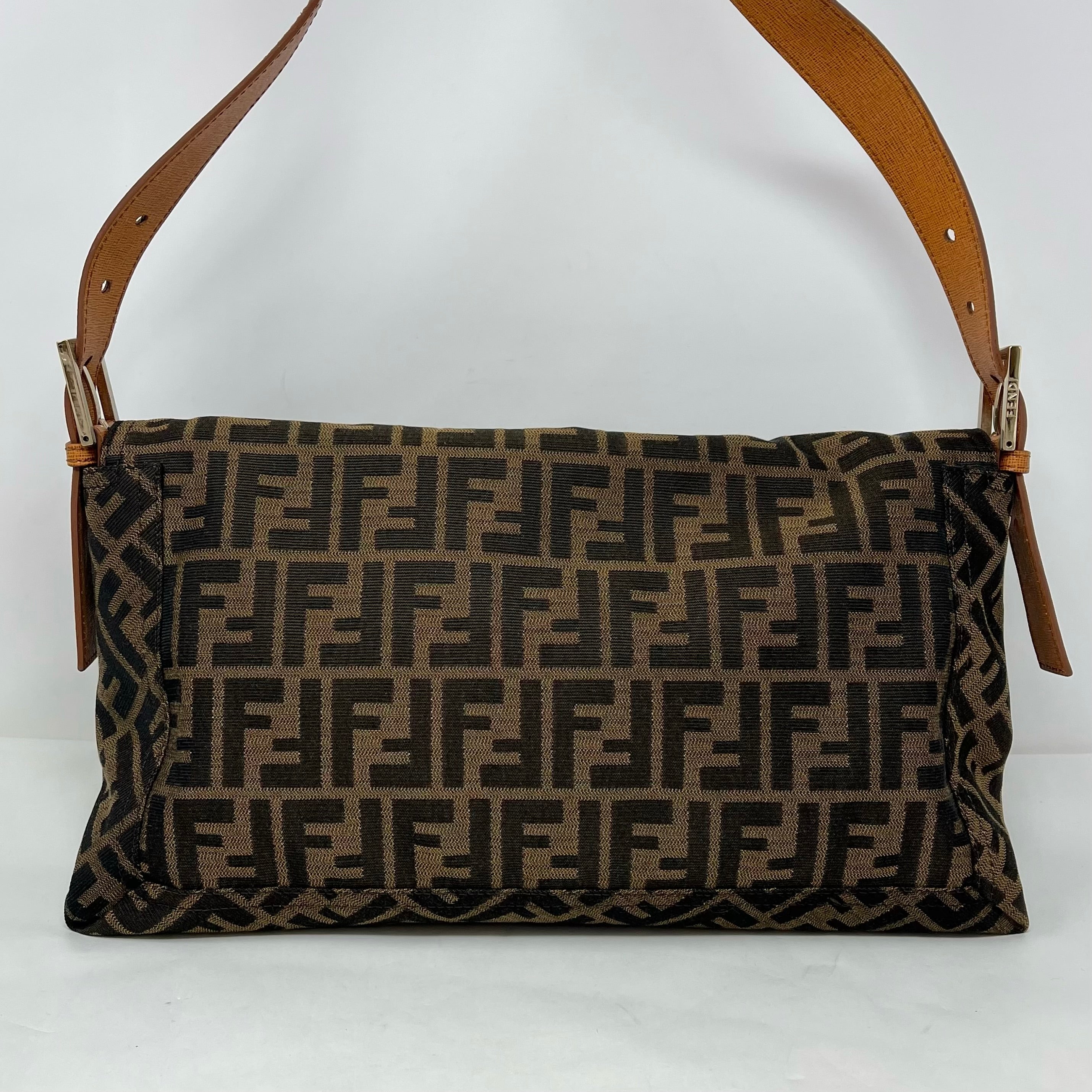 Fendi Zucca Monogram Shoulder Bag for Women | Luxury Designer Crossbody Purse | Perfect for Work, Travel & Everyday Use