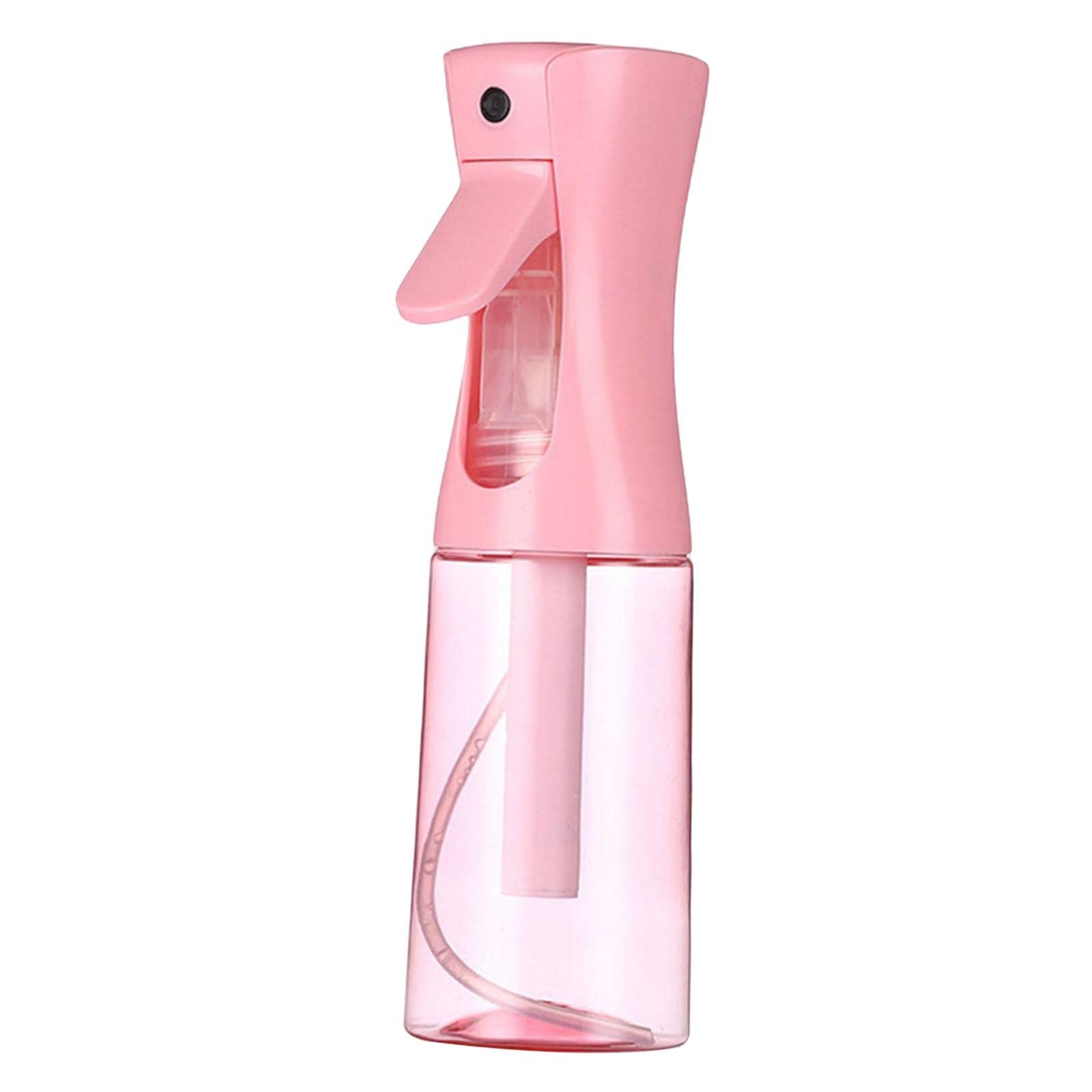 D-DIVINE Ultra Fine Continuous Spray Bottle - Durable Empty Water Mister for Hairstyling, Plants, Cleaning, Cooking & Skin Care | Perfect for Salon, Home, Garden & Travel Use (Pink)