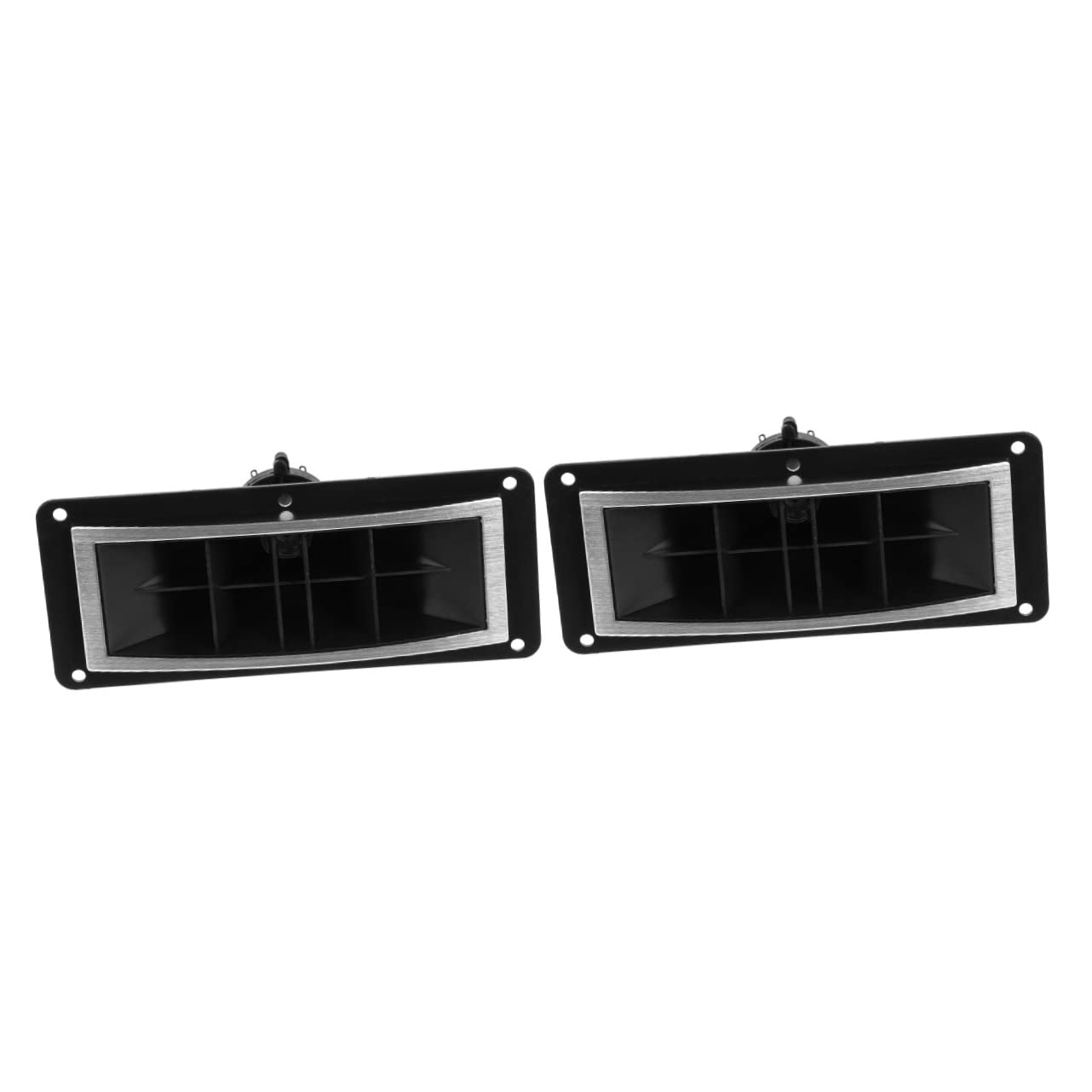 Milisten 2pcs ABS Stage Box Horn Tweeter Speakers for DJ, Car Audio, and Stage Performances – High-Quality Auto Accessories for Enhanced Stereo Sound