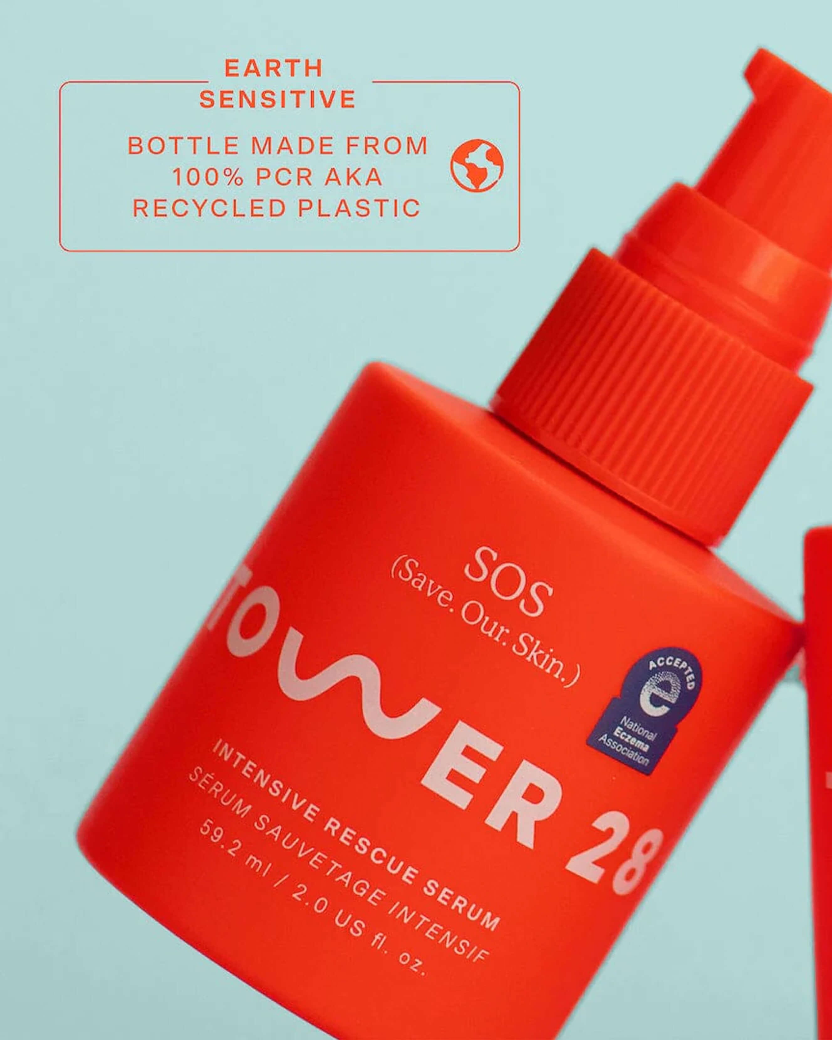 SOS Intensive Rescue Serum - Hydrating & Anti-Aging Face Serum for Dry Skin - Perfect for Night Routine & Travel Skincare