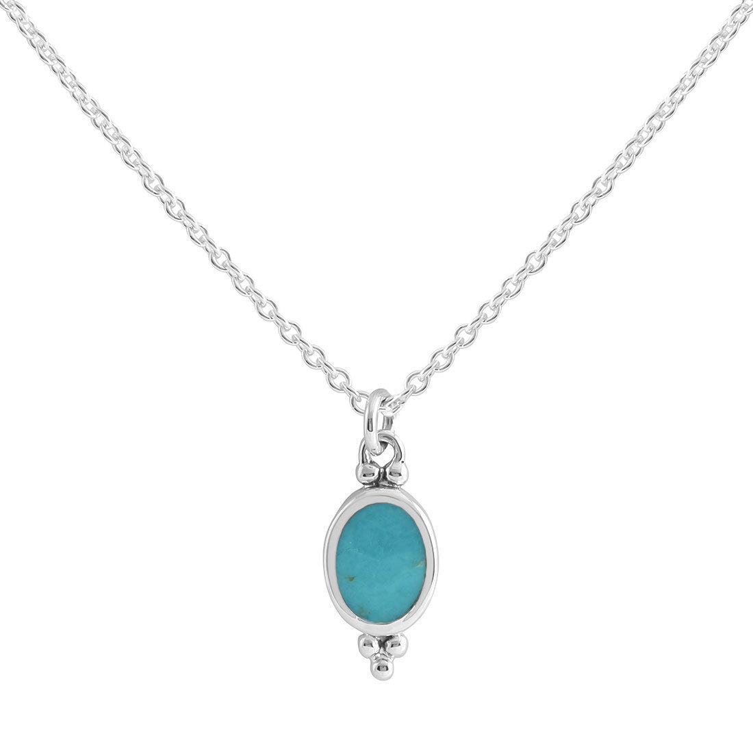 Moon Song Turquoise Necklace - Handmade Sterling Silver Jewelry for Women | Boho Chic Accessories for Everyday Wear & Special Occasions