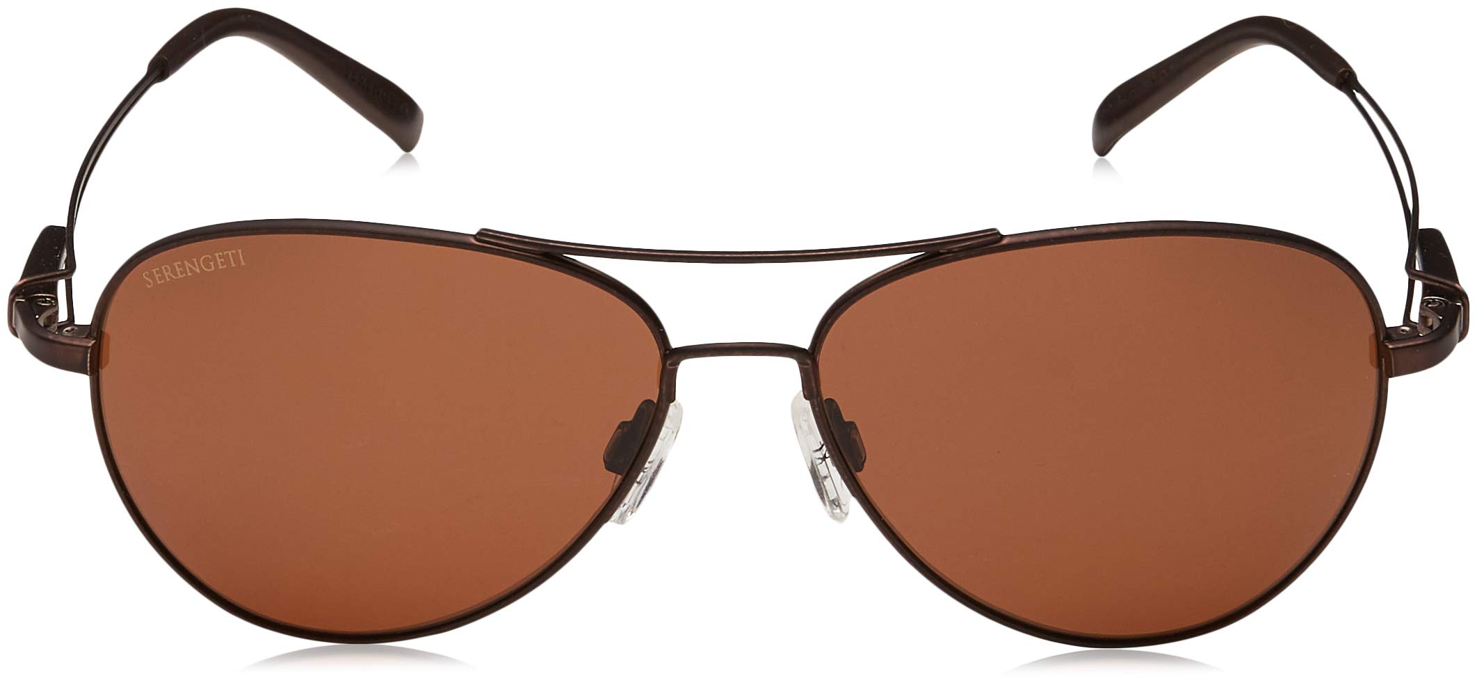 Serengeti Brando Polarized Sunglasses for Men & Women - UV Protection Aviator Style - Perfect for Driving, Travel & Outdoor Activities