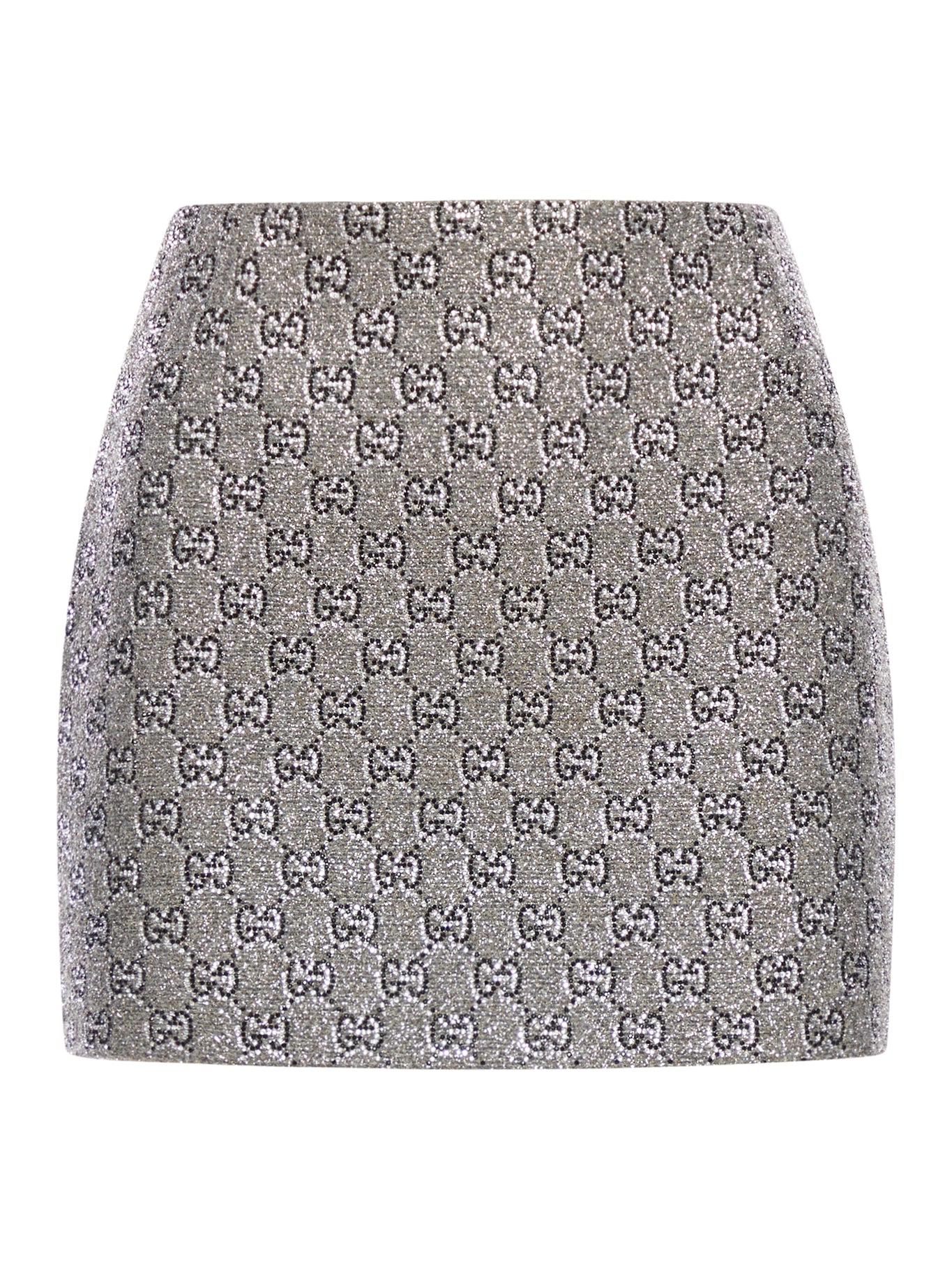 Embroidered Mini Skirt in Wool Tweed GG - Women's Fashion Skirt for Casual Wear, Office & Party Outfits