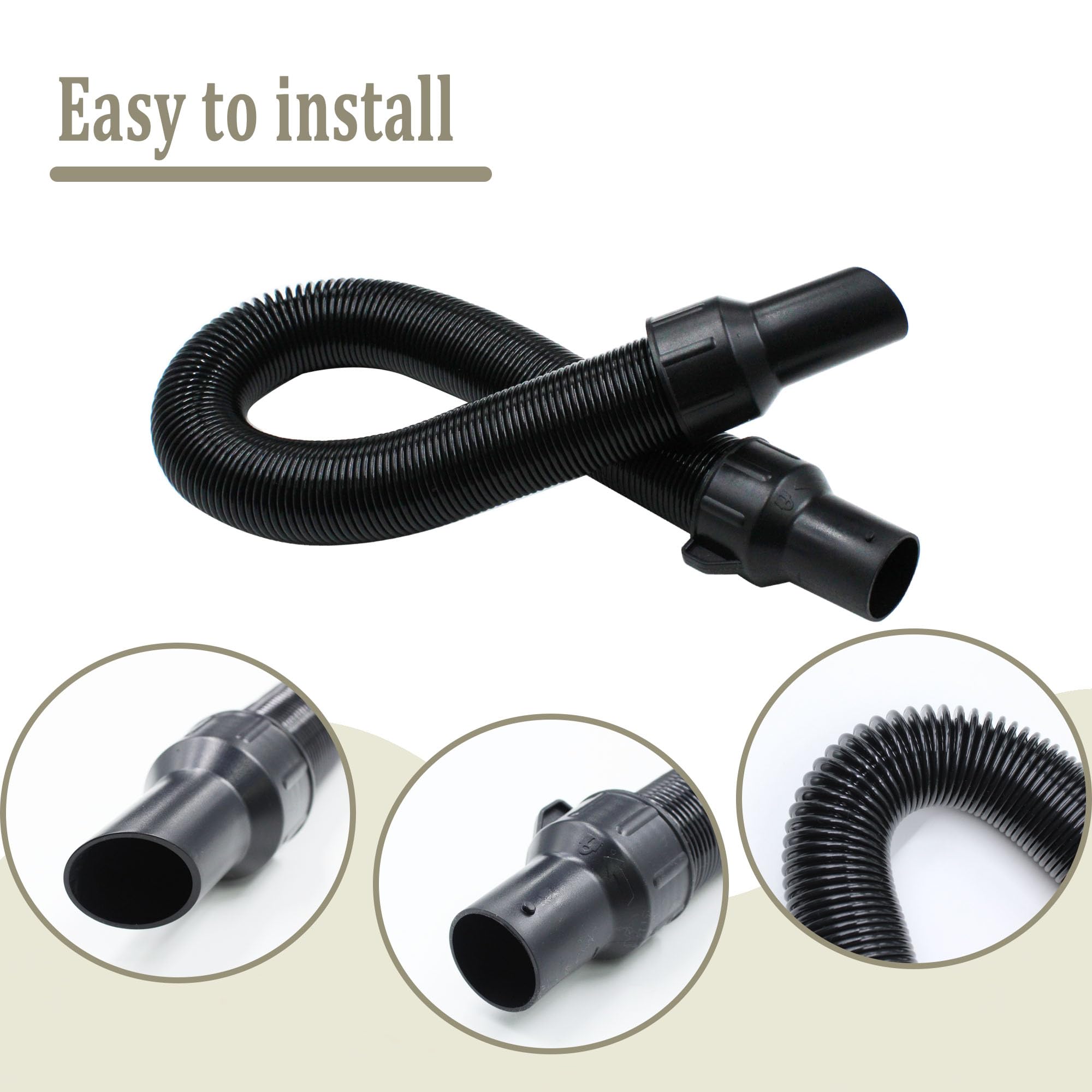 Replacement Vacuum Hose for Dewalt Wet Dry Vacuum Cleaner & Leaf Blower - Compatible with DCV580, DCV581H, DCV580MAX Models - Perfect for Home Cleaning, Workshop, and Outdoor Debris Removal