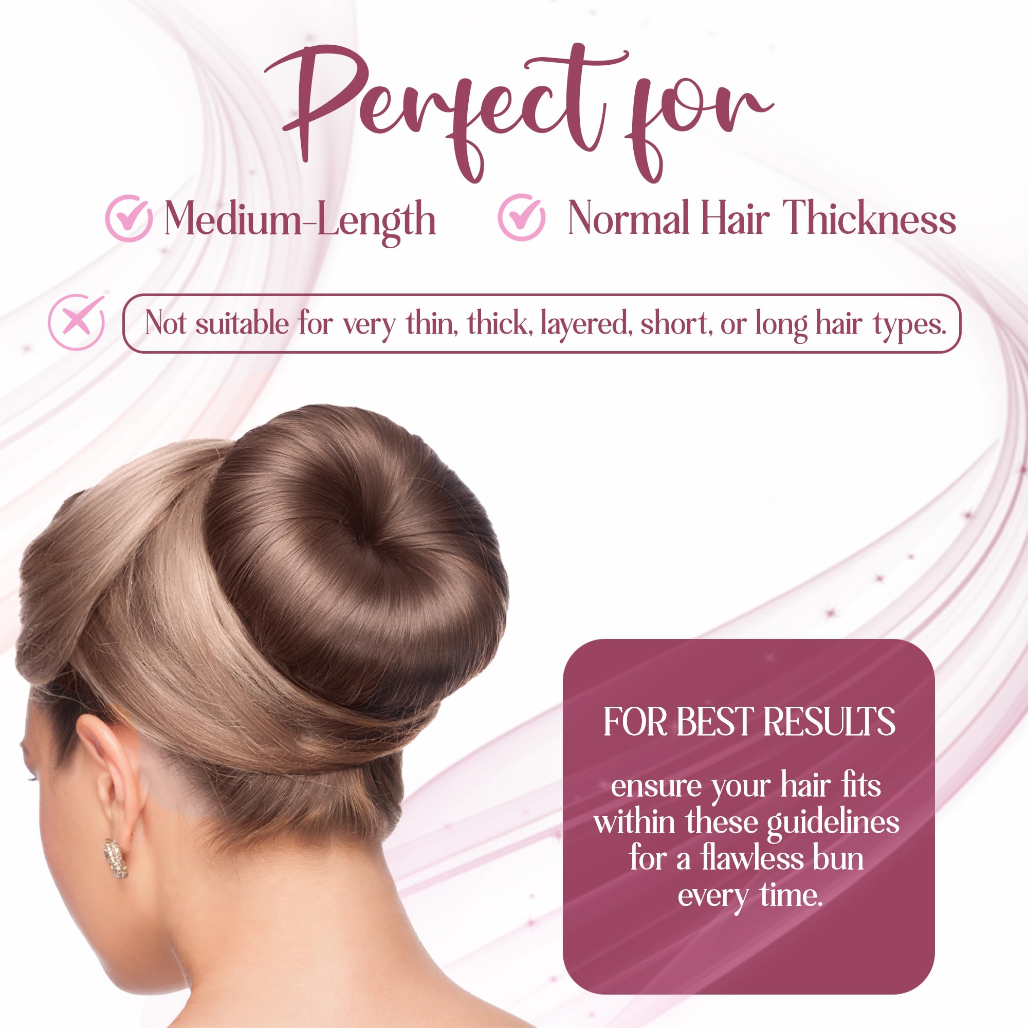 Andlane Hair Bun Maker French Twist Hair Fold Wrap Snap - Ballet Bun for Women and Kids (1 Black, 1 Brown) | Easy Updo Hairstyles for Dance, Work & Everyday Wear