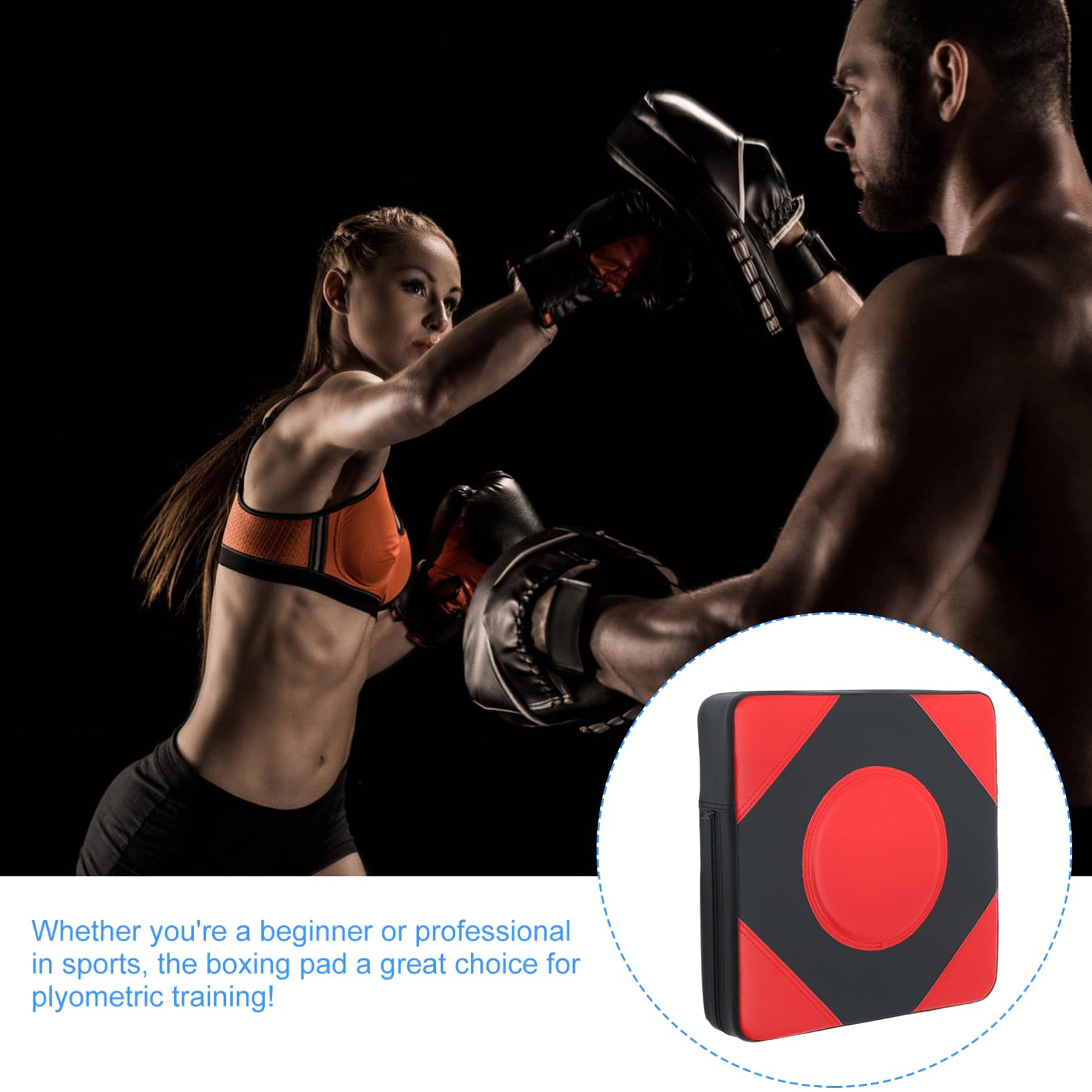 BESPORTBLE Wall Mounted Punching Pad - Heavy Duty Boxing Training Pad for Home Gym, MMA, Muay Thai & Fitness - Perfect for Wall Boxing, Kickboxing & Martial Arts Practice