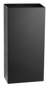 Bobrick B 9279 Fino Collection Surface Mounted Waste Receptacle - Premium Stainless Steel Trash Can for Commercial & Office Use - Durable & Stylish Bathroom & Public Space Waste Bin