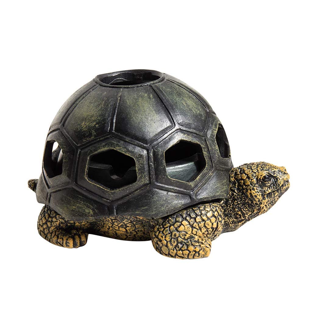 SHYPT Creative Resin Turtle Smoke Cigarette Ash Tray - Handcrafted Decorative Ashtray for Home, Office, Car & Outdoor Use - Unique Boyfriend Gift Idea for Smokers - Perfect for Parties, Patios & Man Cave Decor