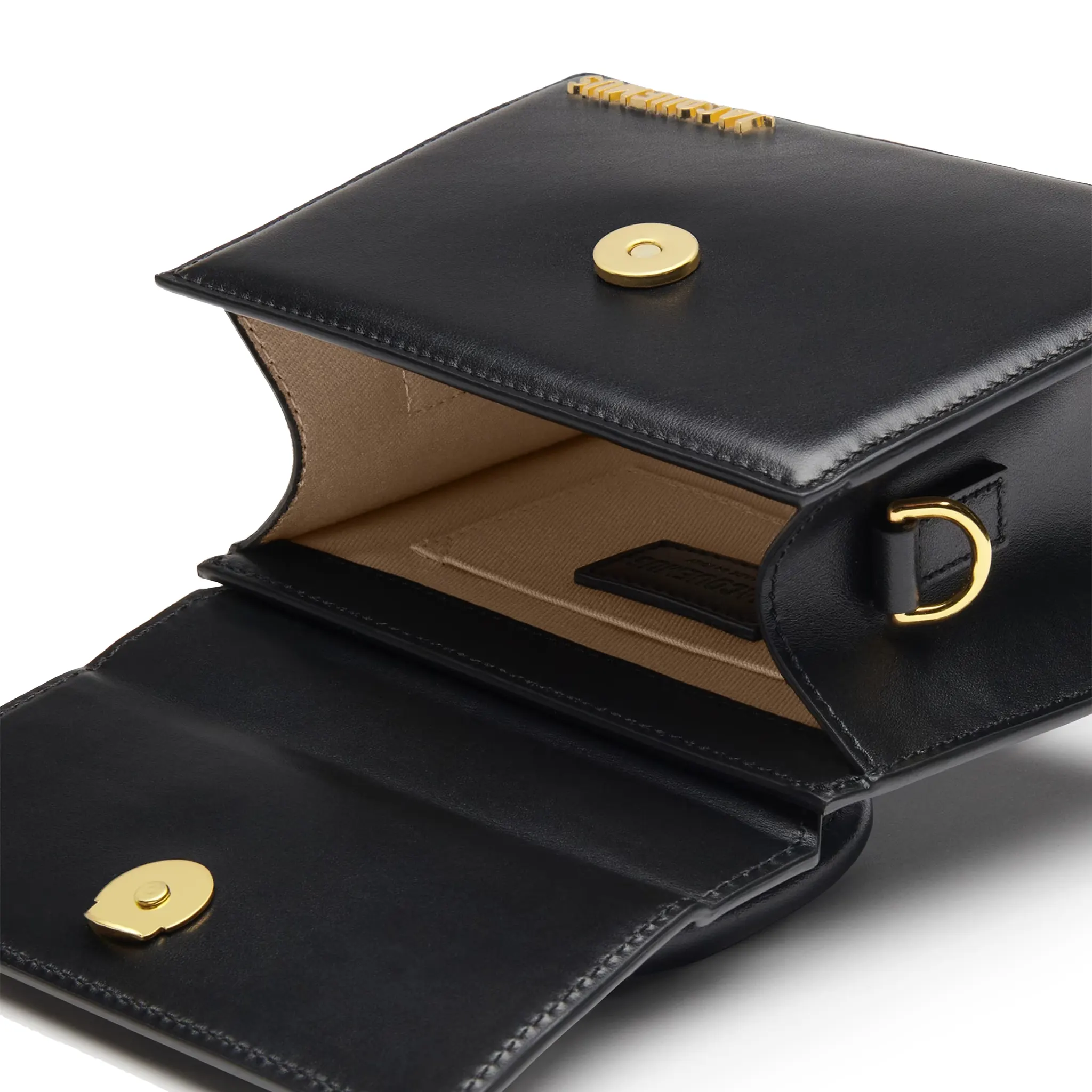 Jacquemus Le Chiquito Noeud Coiled Leather Black Handbag for Women | Luxury Designer Shoulder Bag | Perfect for Evening Parties, Date Nights & Special Occasions