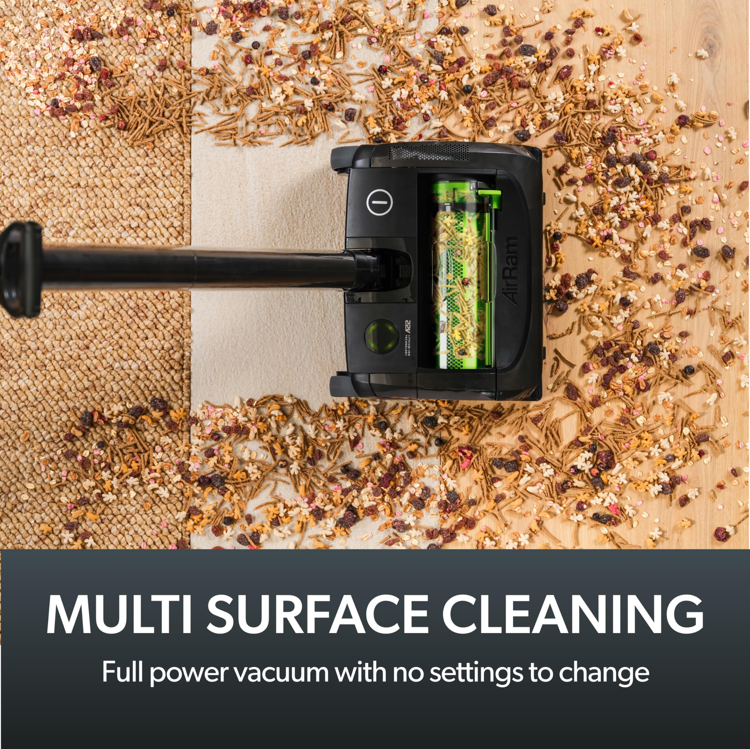 Gtech AirRAM 2 K9 Cordless Vacuum Cleaner for Pet Hair - 22V Rechargeable Lightweight (7 lbs) Stick Vacuum for Carpets & Hard Floors - Includes Scented Cartridges - Perfect for Homes with Pets, Car Interiors & Stairs Cleaning