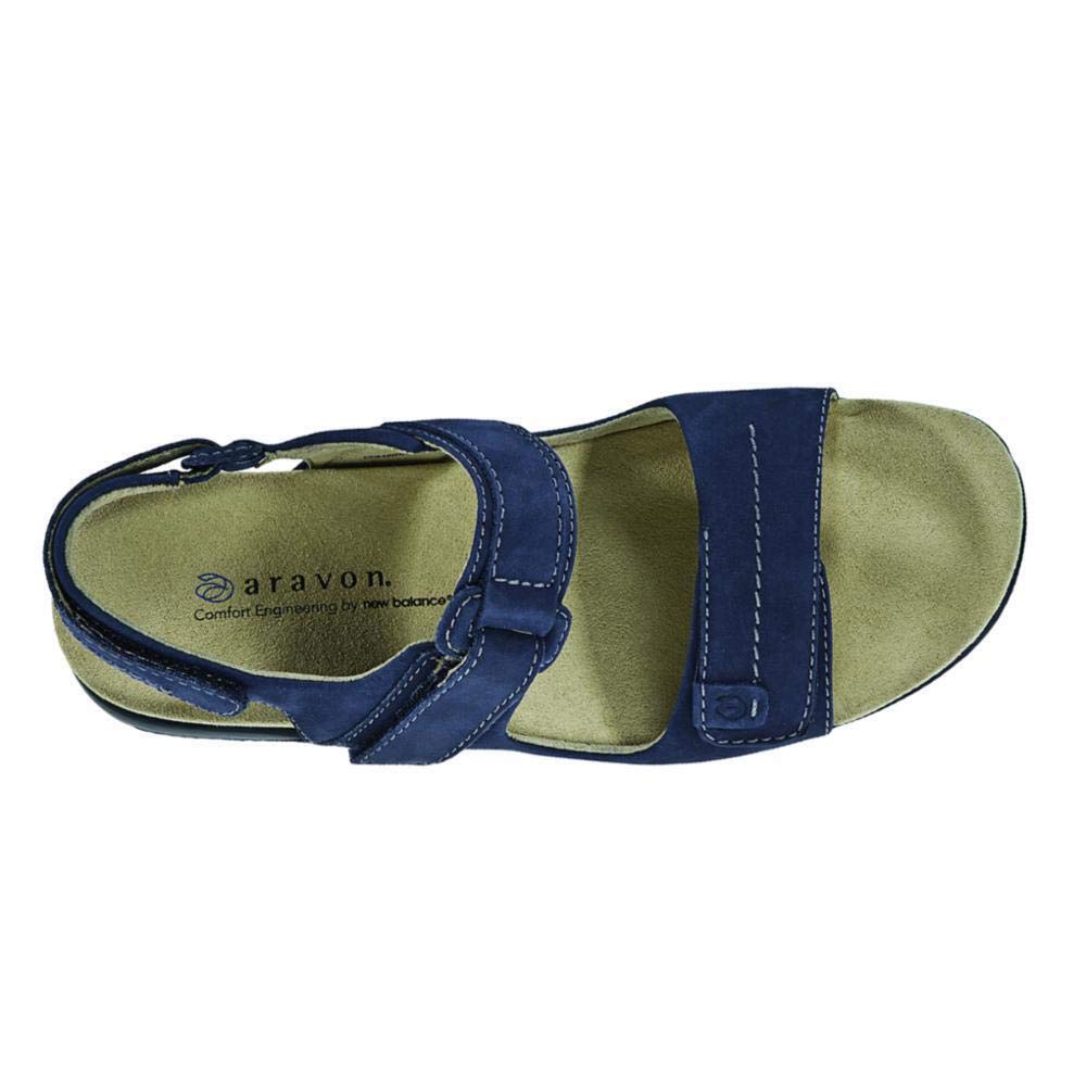 Aravon Women's Katy Comfortable Walking Shoes for Plantar Fasciitis - Arch Support & Cushioned Insoles for All-Day Wear at Work, Travel & Casual Outings