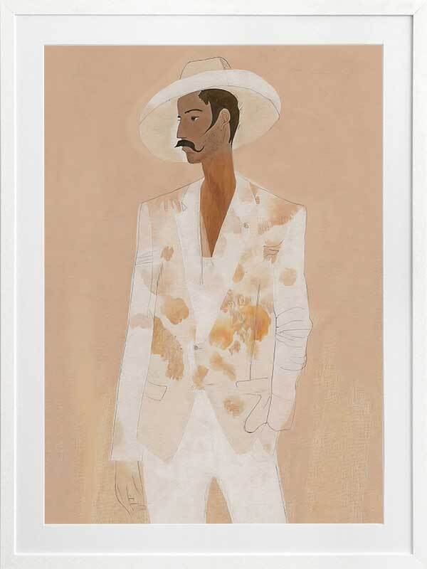Diego Framed Art Print - Premium Wall Decor for Living Room, Bedroom & Office | Ready to Hang Canvas Painting
