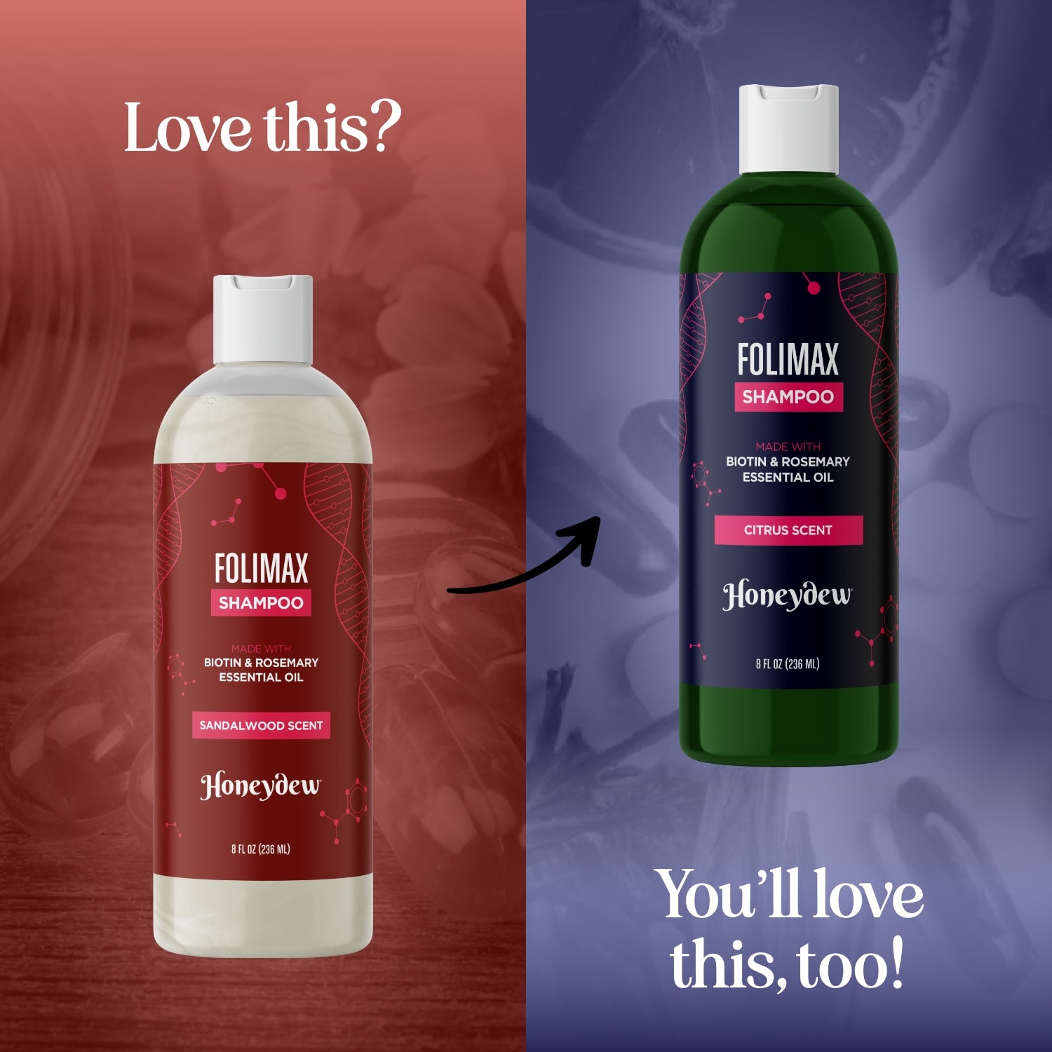 Folimax Biotin & Keratin Shampoo for Hair Growth & Repair - Volumizing & Strengthening Treatment for Thinning Hair - Perfect for Daily Use at Home or Salon