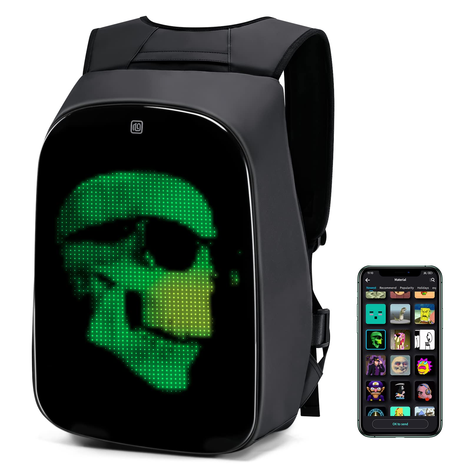 Gelrova LED Motorcycle Helmet Backpack - 17