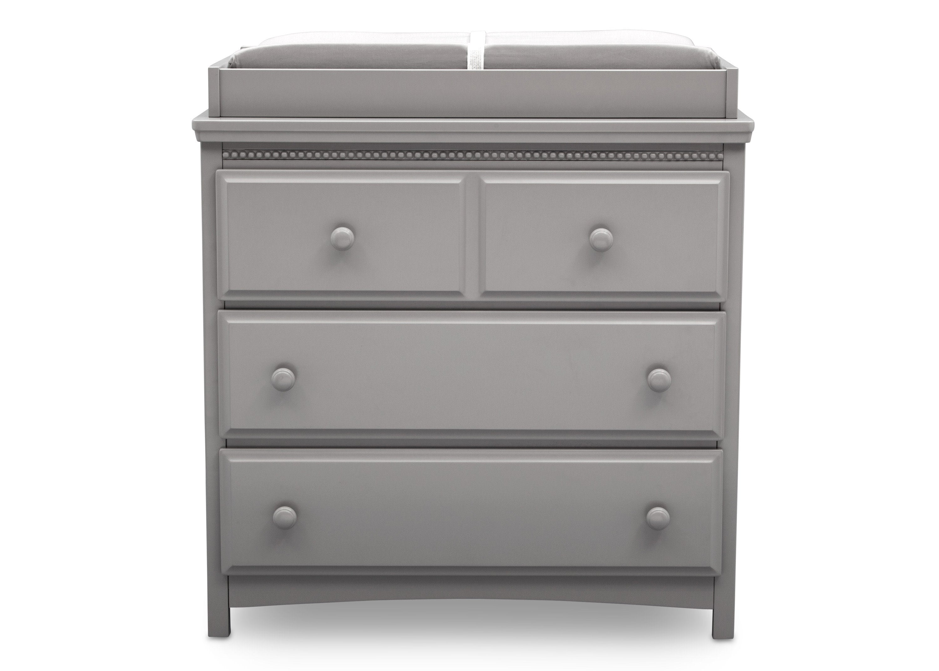 Emerson 3-Drawer Baby Dresser with Changing Table Top | Sturdy Nursery Furniture with Interlocking Drawers | Perfect for Baby Room Organization & Diaper Changing Station