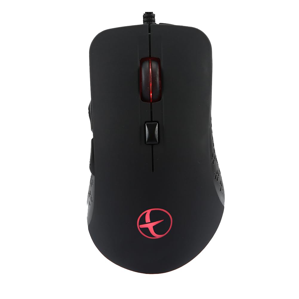 Lnfxkvva Heated Gaming Mouse - 2400 DPI Adjustable Wired Mouse with Heating Function for Cold Winter, Ergonomic Design for PC Gamers - Perfect for Office Work, Gaming Sessions & Winter Computer Use