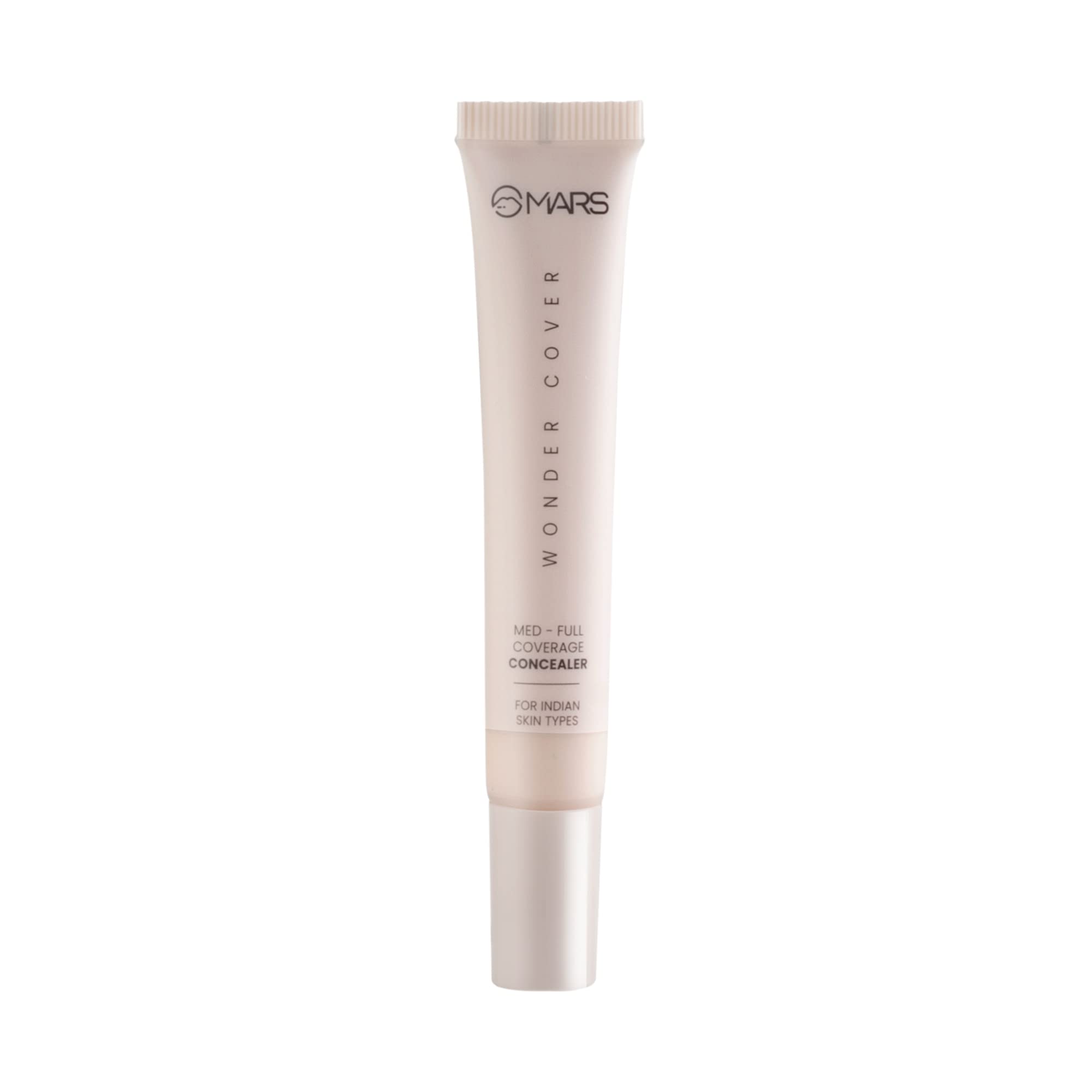MARS Wonder Cover Liquid Concealer - Creaseproof, Easy to Blend Face Makeup (12ml, Shade 01) | Perfect for Dark Circles, Blemishes & Everyday Wear