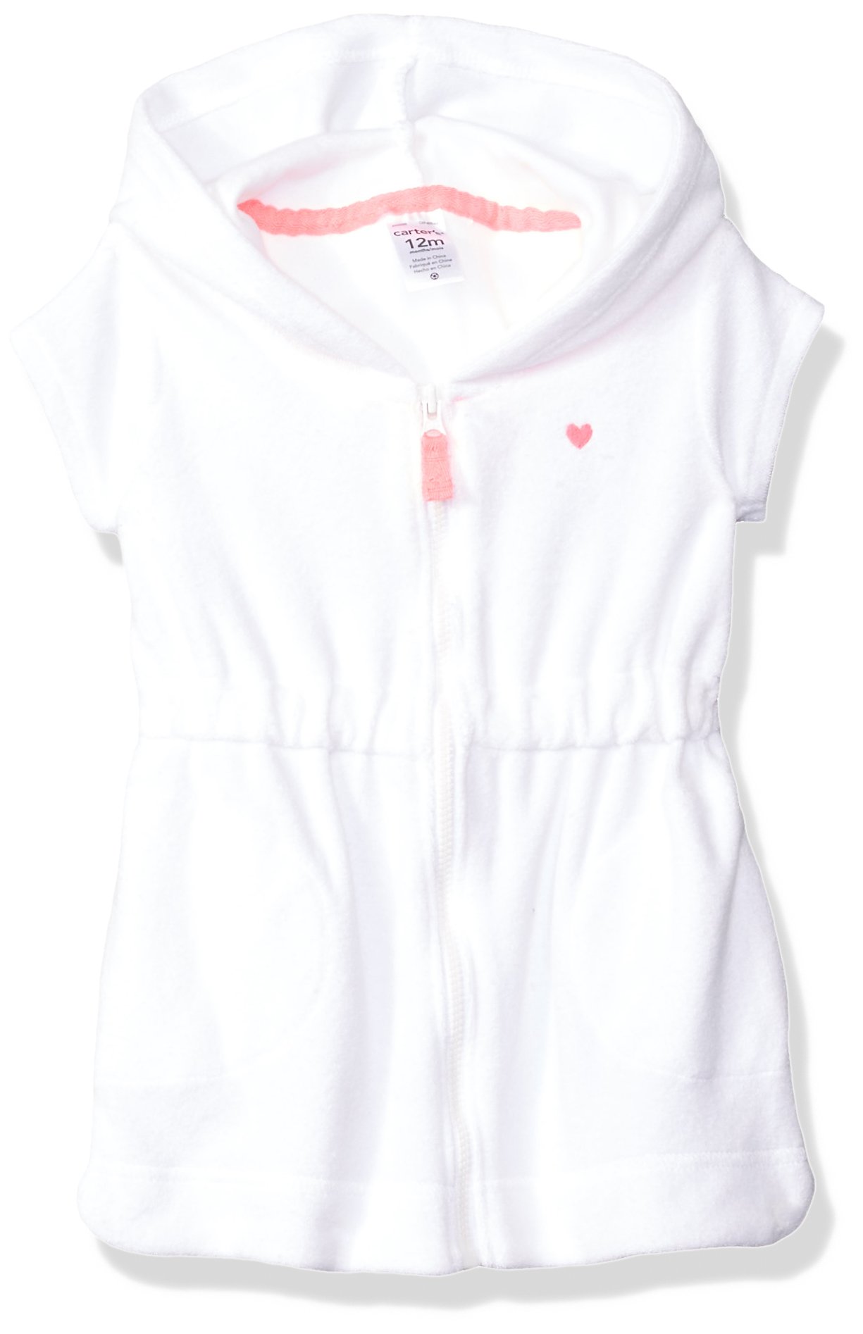Carter's Girls' Swim Cover-Up - Lightweight Beach Dress with UPF Protection for Toddler & Kids - Perfect for Pool, Beach & Summer Outings