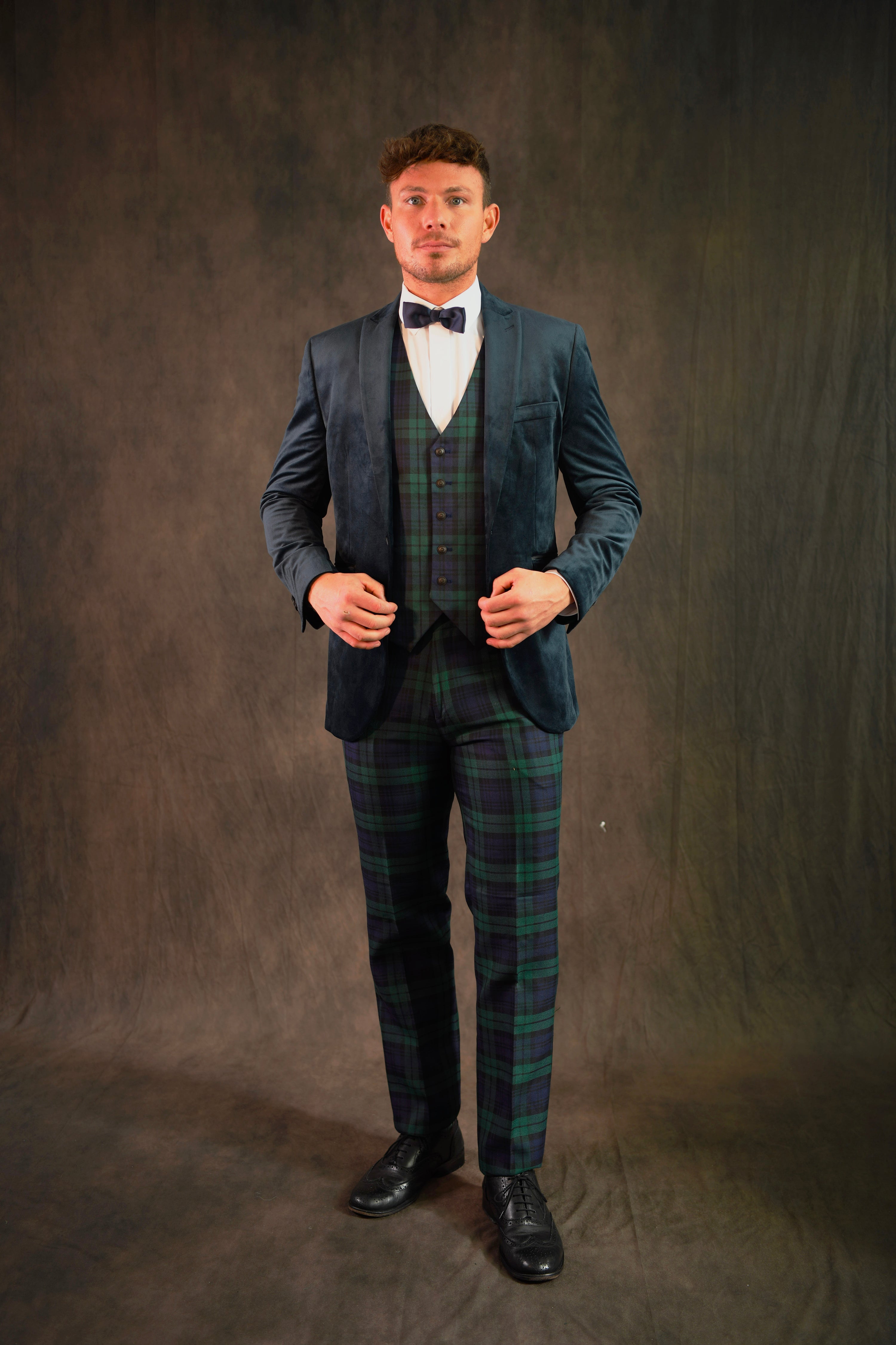 Black Watch Tartan Trousers for Men - Classic Scottish Plaid Pants | Comfortable & Stylish Casual Wear for Office, Travel & Outdoor Activities