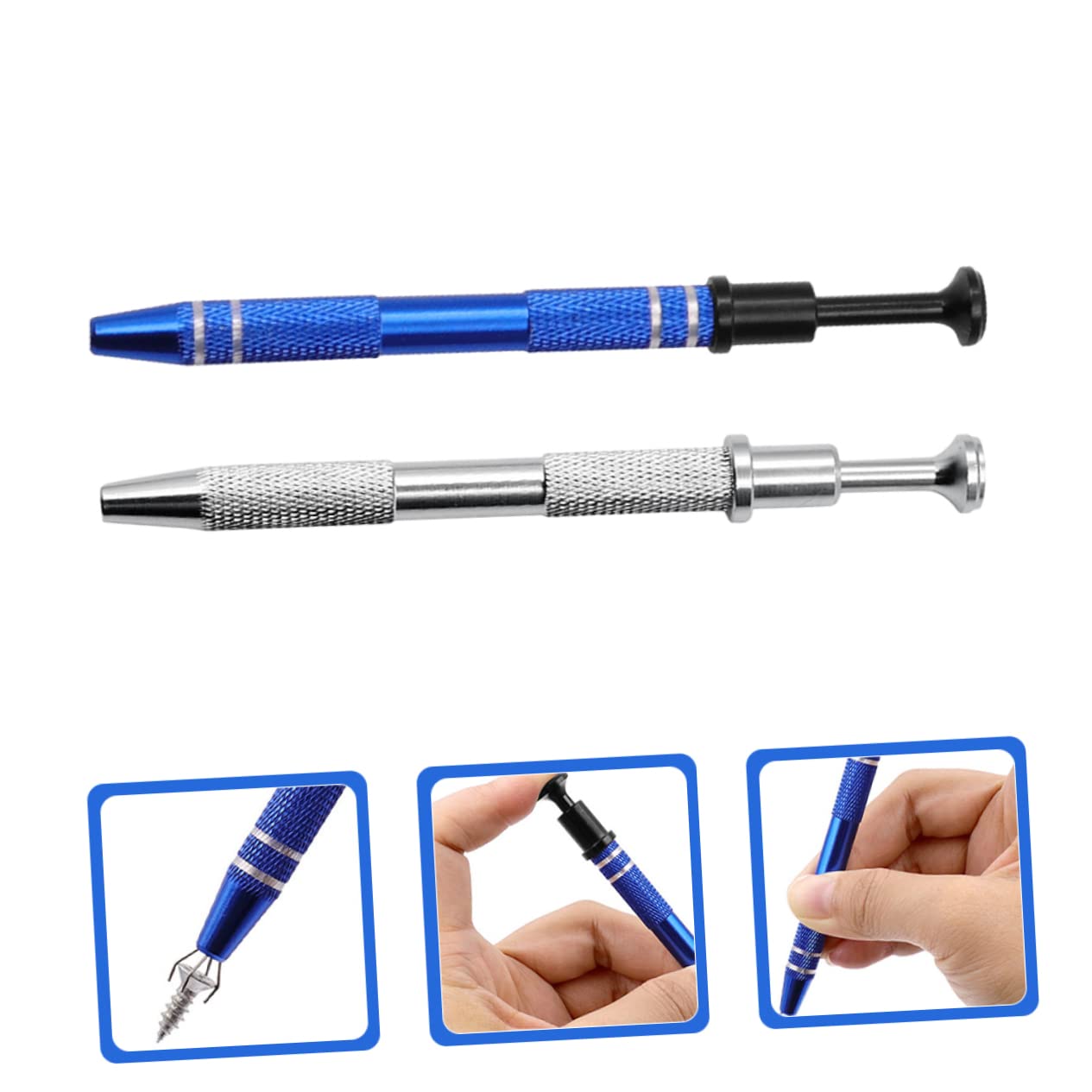4-Jaw Pickup Tool for Electronics - IC Chip Extractor & PCB Holder for Precision Work