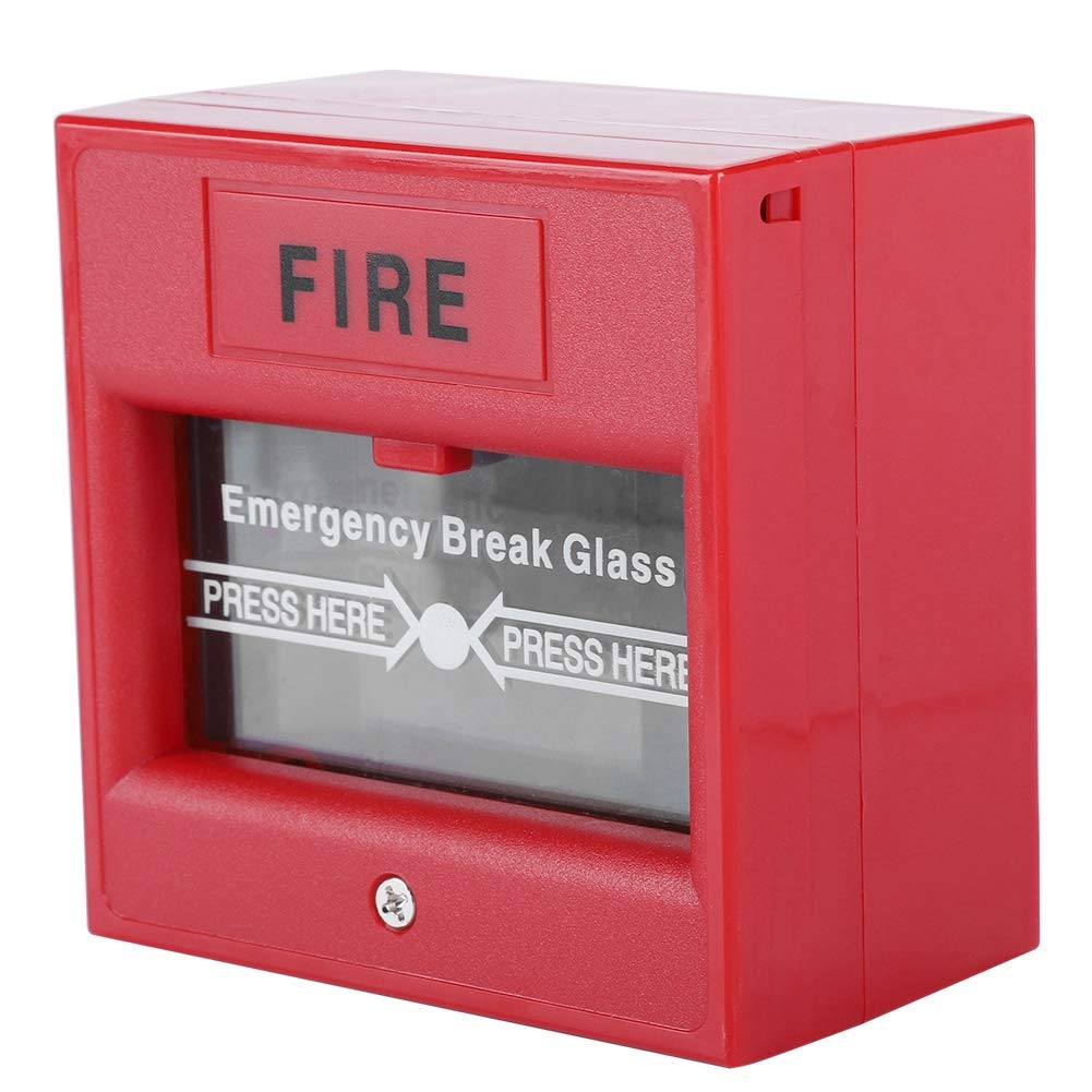 Emergency Alarm Button - Plastic Security Panic Button for Home & Office Safety - Fire Exit Release & Glass Break Alarm Switch - Ideal for Emergency Exits, Security Systems & Safety Drills