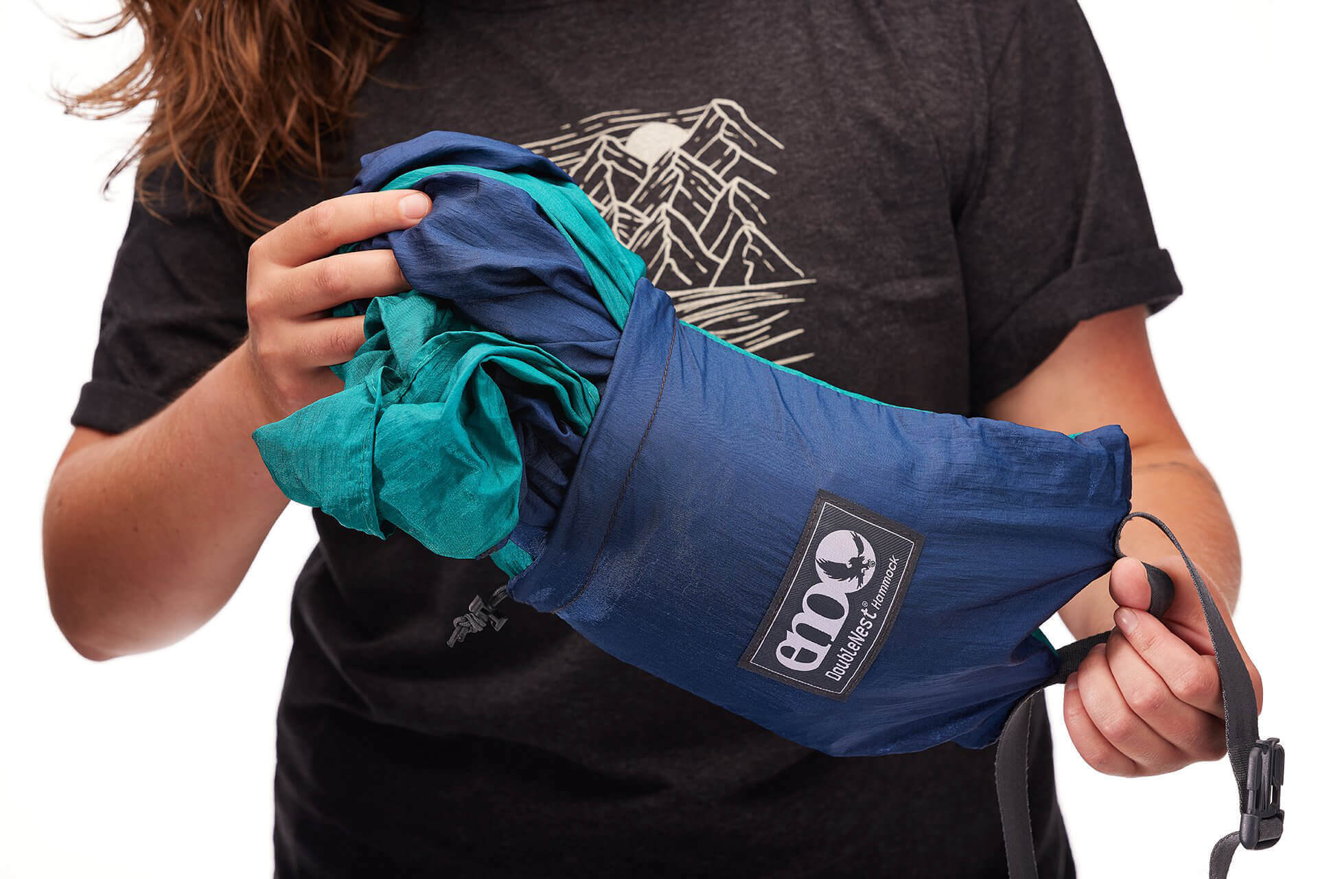 DoubleNest® Hammock - Portable Camping Hammock for 2 Persons, Lightweight & Durable for Backpacking, Travel, and Outdoor Adventures - Perfect for Beach, Garden, and Backyard Relaxation