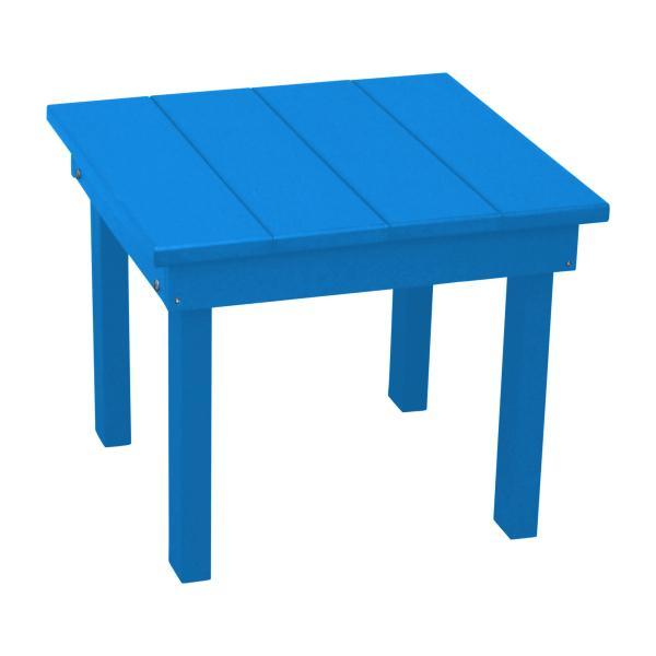 Modern Poly Hampton End Table - Small Side Table for Living Room, Bedroom, or Office - Perfect for Lamps, Books, and Decor