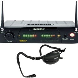 Samson Airline 77 Wireless Headset Microphone System for Fitness, Aerobics & Dance - Professional Hands-Free Mic for Instructors, Trainers & Performers - Perfect for Gyms, Studios & Live Performances