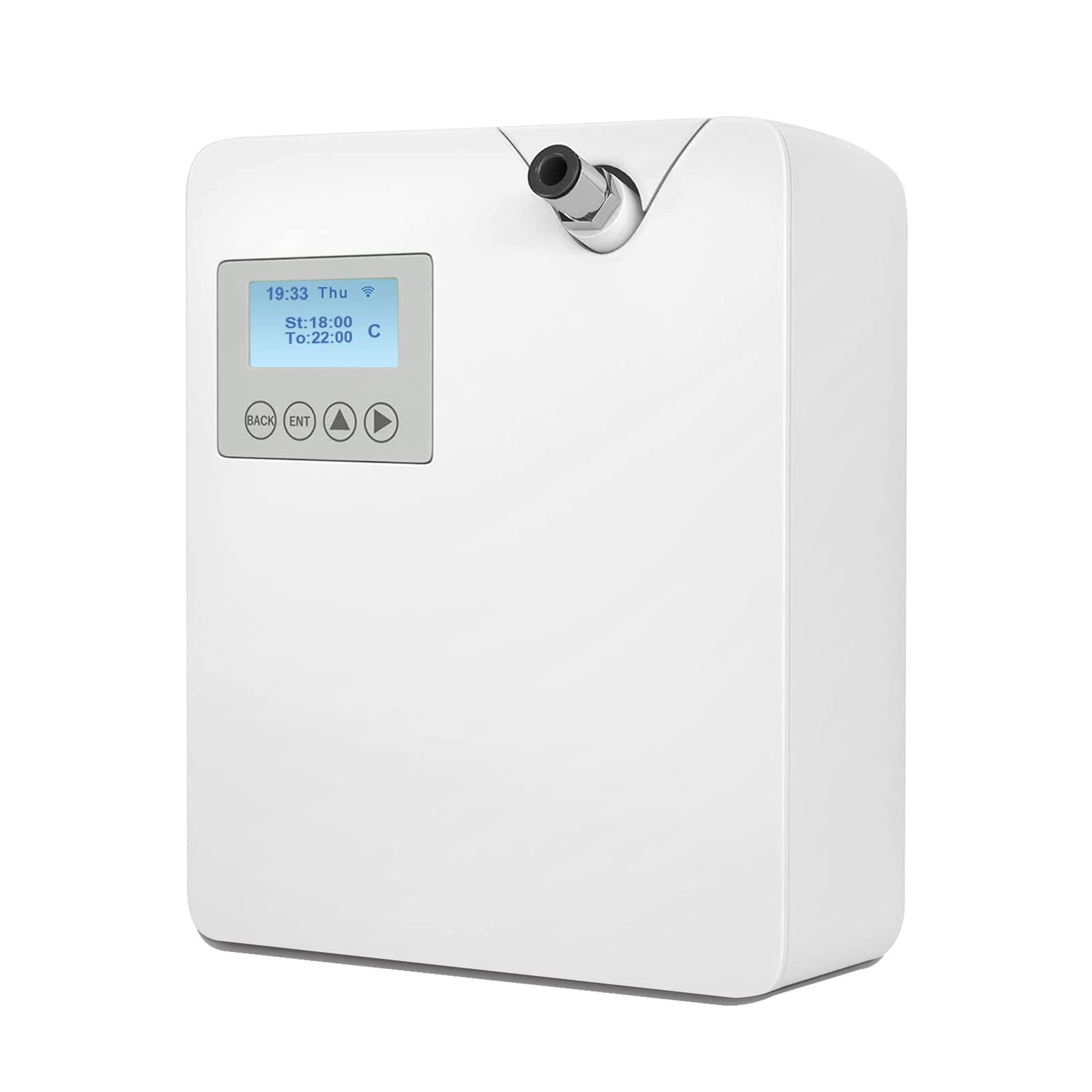 Smart Scent Air Machine with Professional Cold-Air Diffusion Technology - 300ml Waterless Essential Oil Diffuser for Large Rooms, Home, Office, Spa & Business | HVAC Aromatherapy Diffuser (White) | Perfect for Relaxation, Stress Relief & Air Freshening