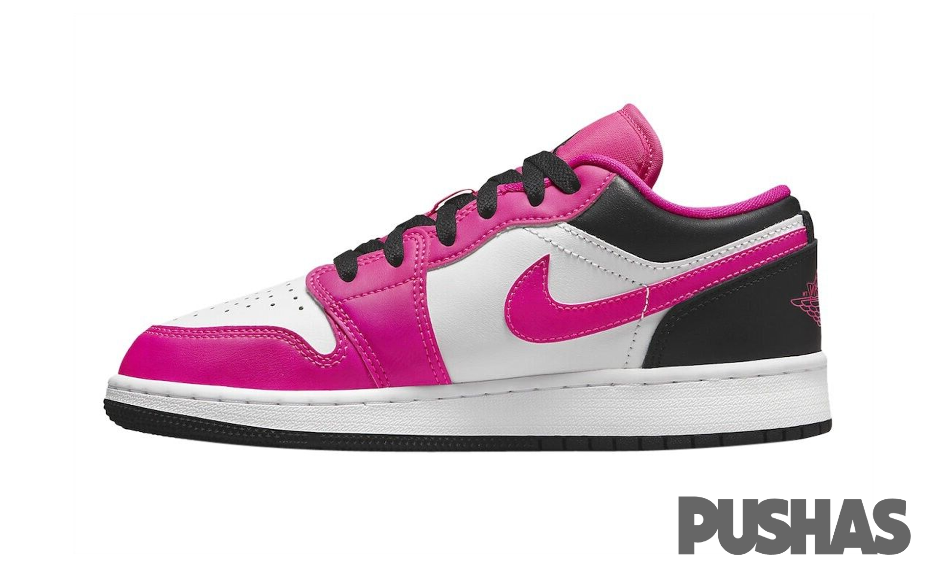 Air Jordan 1 Low 'Fierce Pink' GS Sneakers for Girls (2023) - Trendy Pink Basketball Shoes for School, Sports & Street Fashion