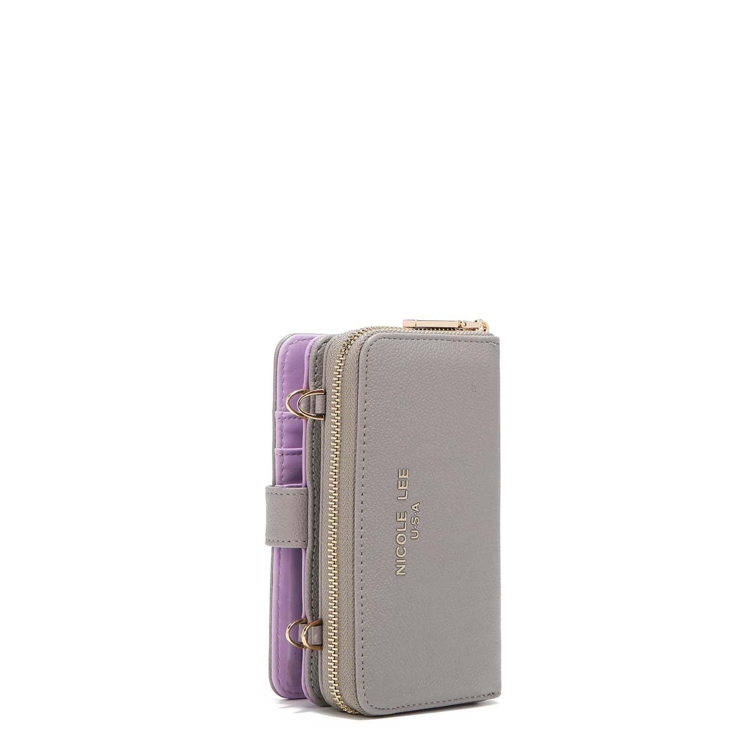 2-Piece Solid Phone Case with Crossbody Wallet - Stylish & Secure for iPhone & Samsung - Perfect for Travel, Shopping & Everyday Use