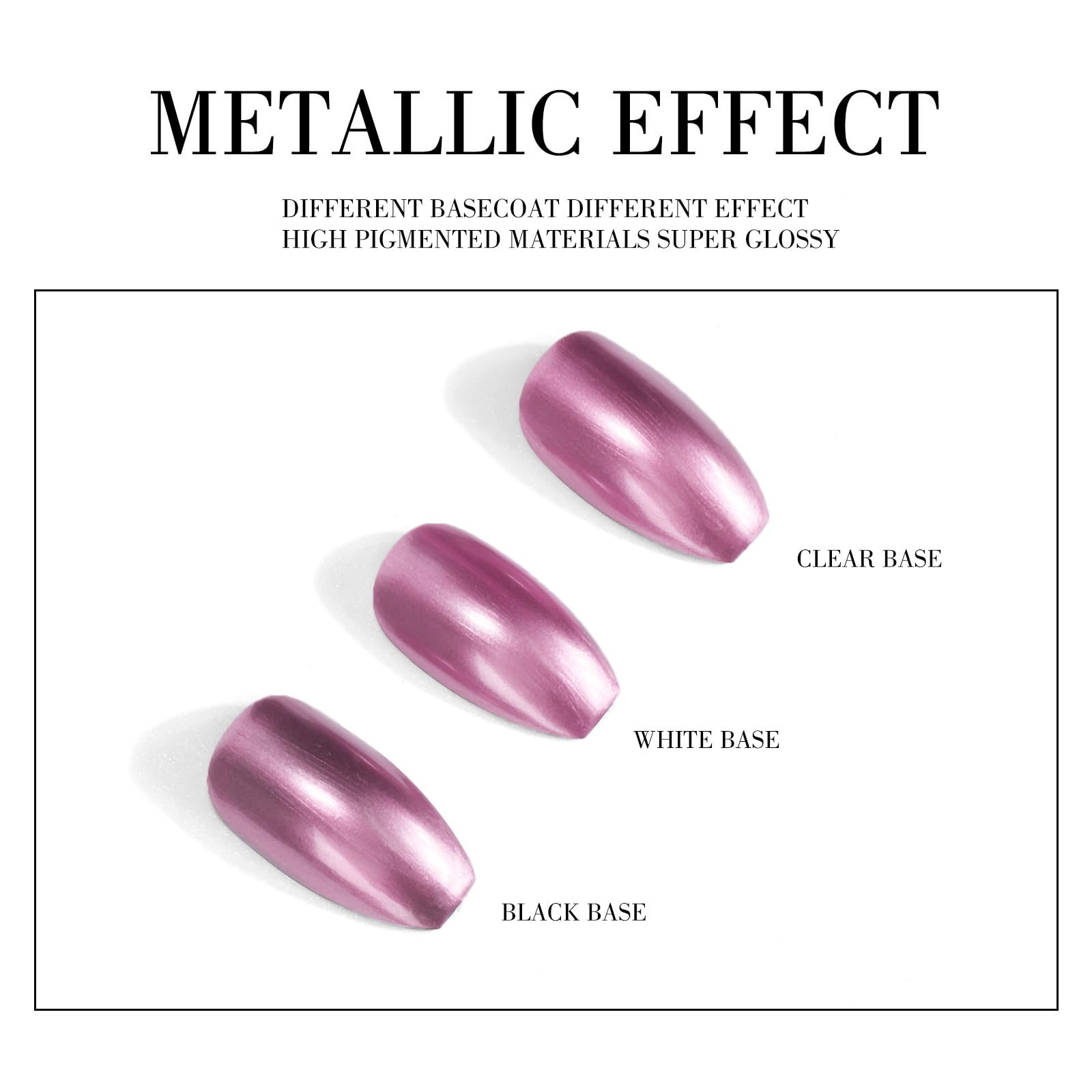 KYDA 18ml Metallic Mirror Nail Polish - Long Lasting High Shine, Reflective Chrome Finish for Manicure & Nail Art - #06 Silver Shade - Perfect for Parties, Weddings & Special Occasions