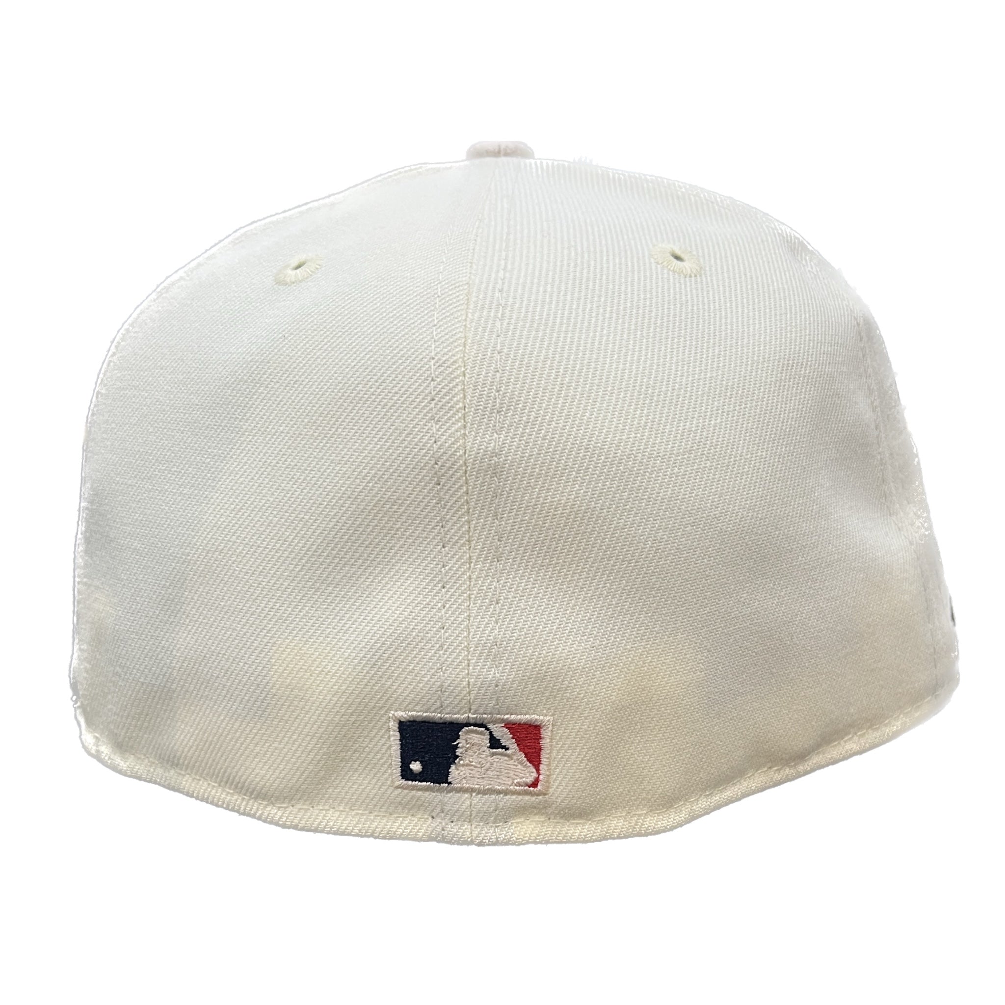 New Era 5950 MLB Baseball Cap - Atlanta Braves vs Cleveland Indians Chambray Navy Snapback Hat for Men & Women | Perfect for Baseball Games, Sports Events & Casual Wear