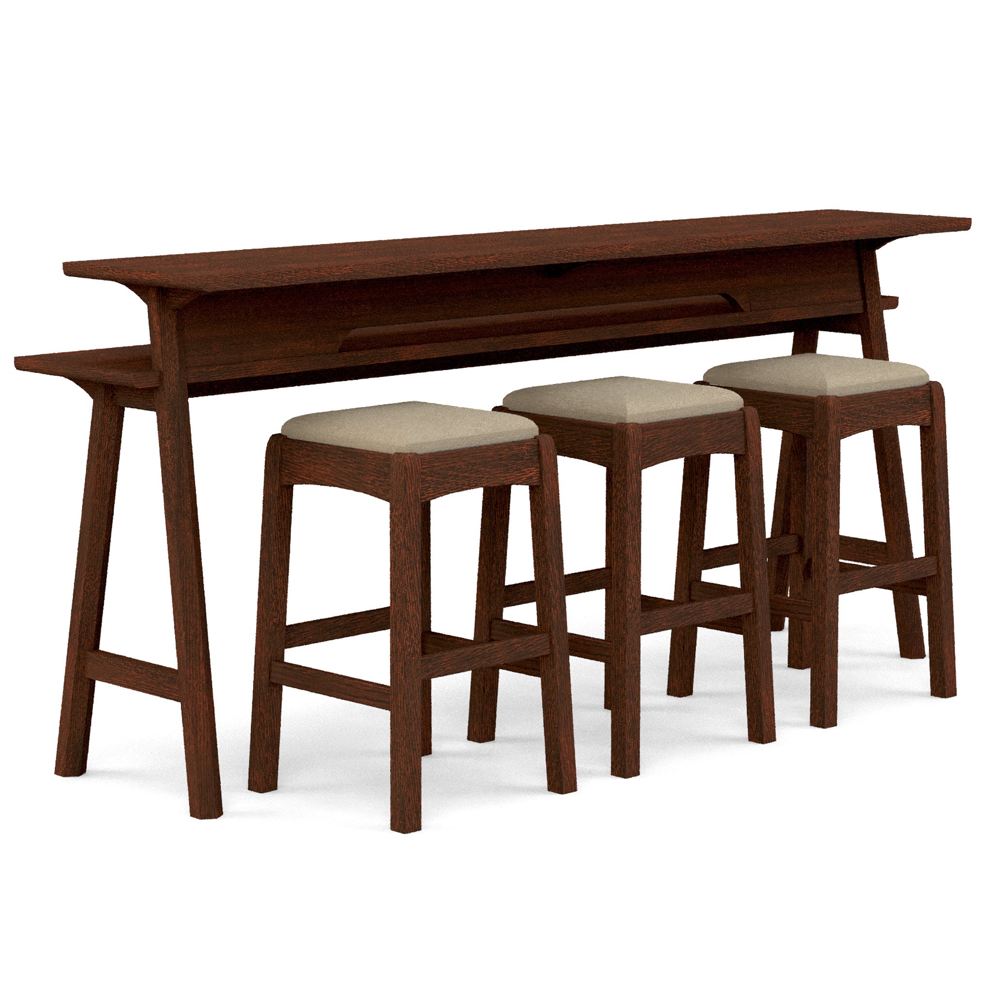 Surrey Hills Gathering Island - Premium Wooden Dining Table for Kitchen & Dining Room | Perfect for Family Gatherings & Entertaining Guests