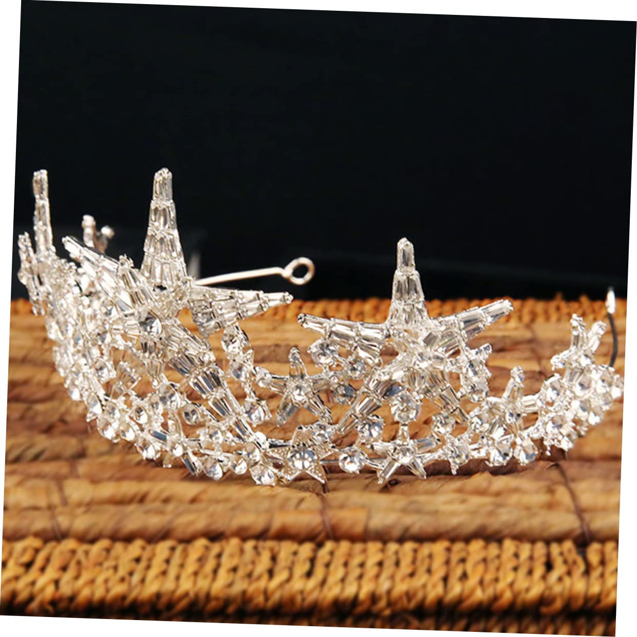 Beavorty 2pcs Crystal Headpiece Bandana Headband - Rhinestone Headwear for Women, Bridal Tiara & Wedding Hair Accessories - Perfect for Brides, Prom, Parties & Special Occasions