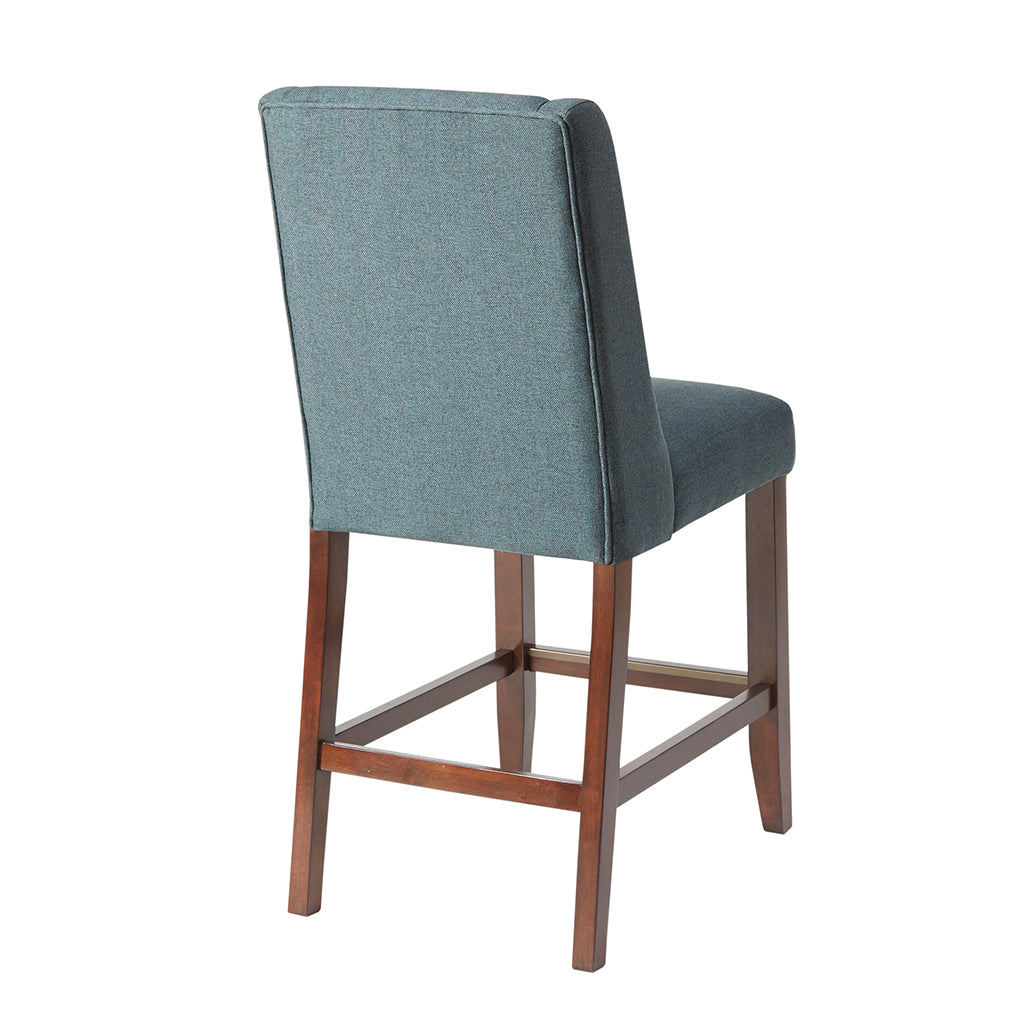Brody Wing Counter Stool - Modern Kitchen Bar Stool with Back Support, Adjustable Height for Breakfast Nook, Kitchen Island & Home Bar Seating