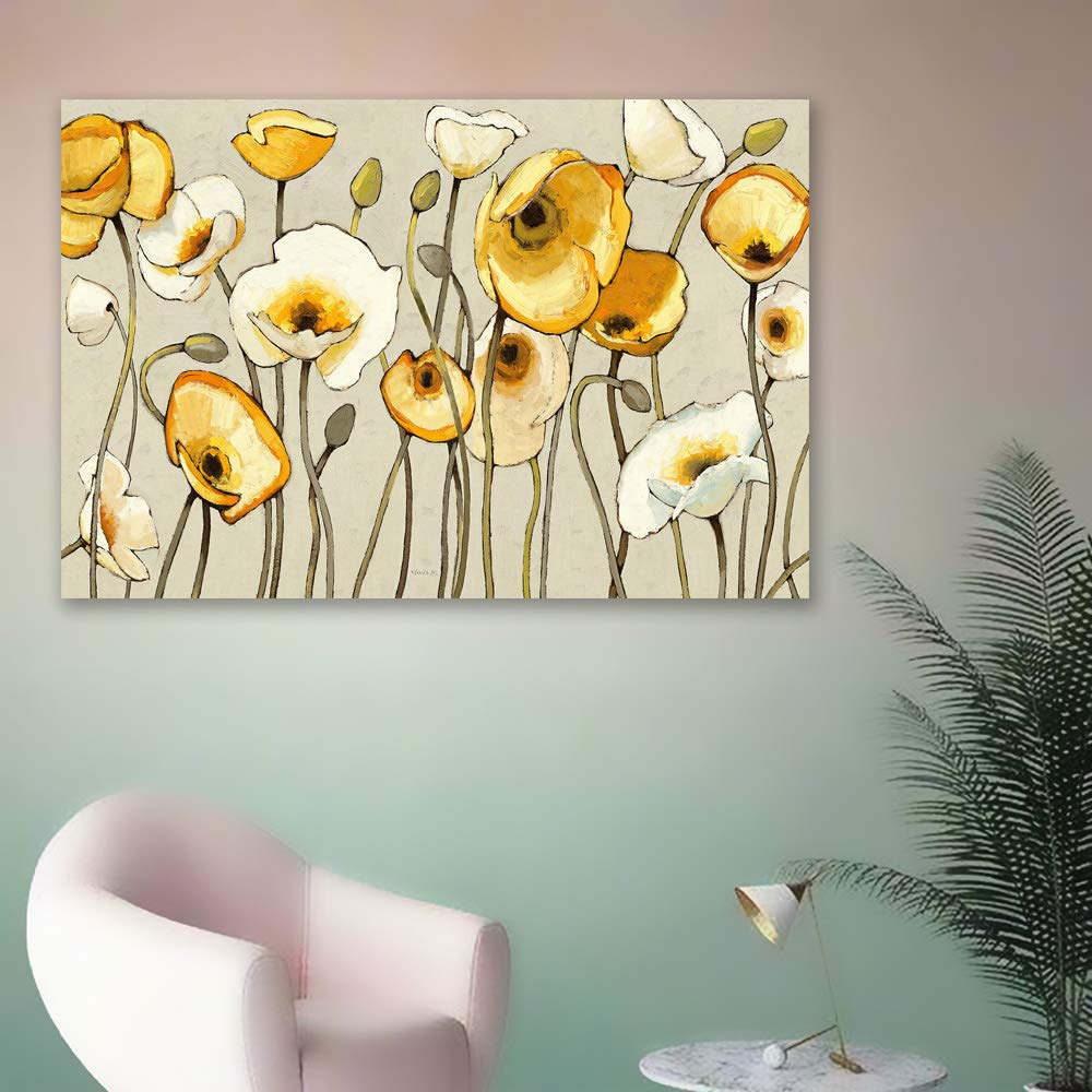 Wall26 Canvas Wall Art - Stunning Flower Giclee Painting for Bedroom, Living Room, Home Decor - 16x24 Inches - Perfect for Modern, Farmhouse, and Boho Interior Design
