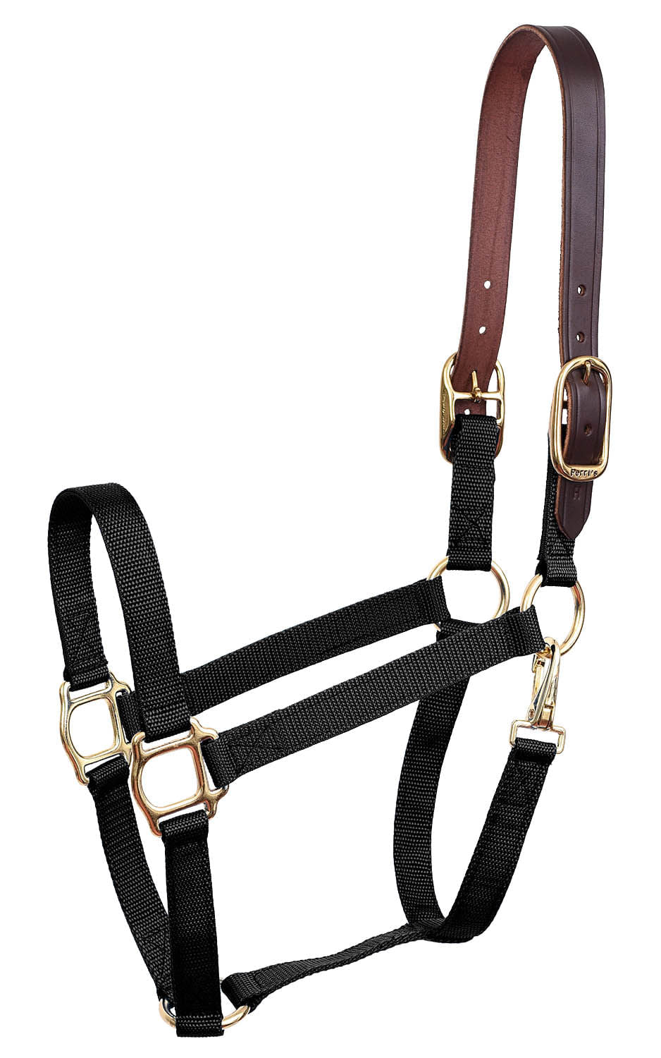 Economy Nylon Horse Halter with Safety Buckle - Durable & Adjustable for Training, Grooming, and Trail Riding