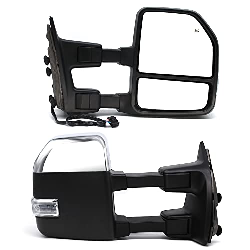 08-16 F250 350 450 Towing Mirrors Chrome