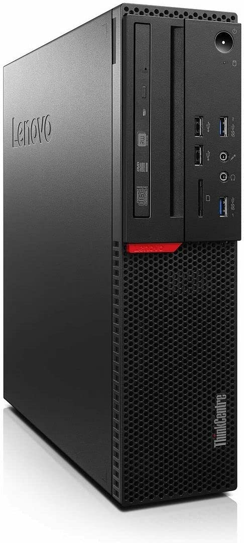 Lenovo ThinkCentre M800 SFF Business Desktop PC - Intel Core i5-6500 3.2GHz, 16GB DDR4 RAM, 128GB SSD + 2TB HDD, WiFi, Bluetooth, DVD-RW, Wireless Keyboard & Mouse, Windows 10 Pro (Renewed) - Perfect for Office Work, Home Use & Small Business Computing