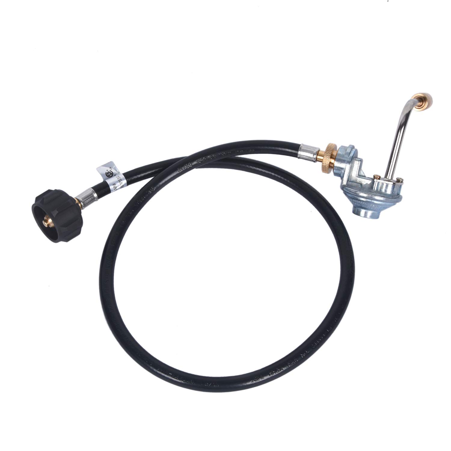 GasSaf 3 FT Propane Adapter Hose & Grill Regulator for Blackstone 17