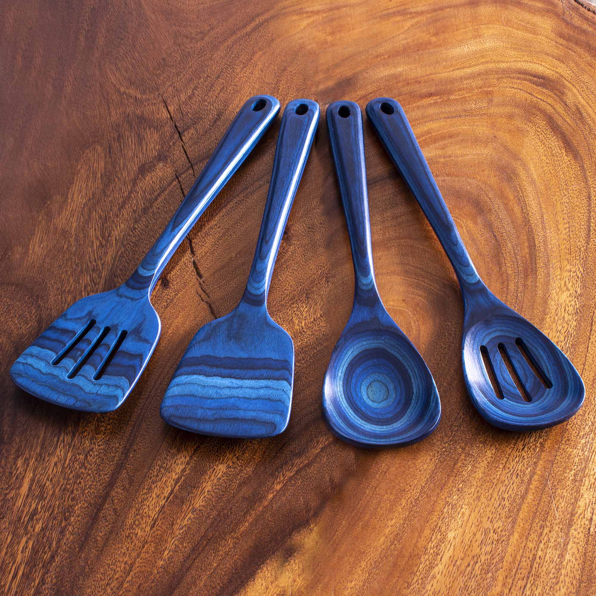 Baltique® Malta Collection 4-Piece Cooking Utensil Set - Non-Stick Kitchen Tools for Baking, Frying & Stirring - Perfect Gift for Home Chefs