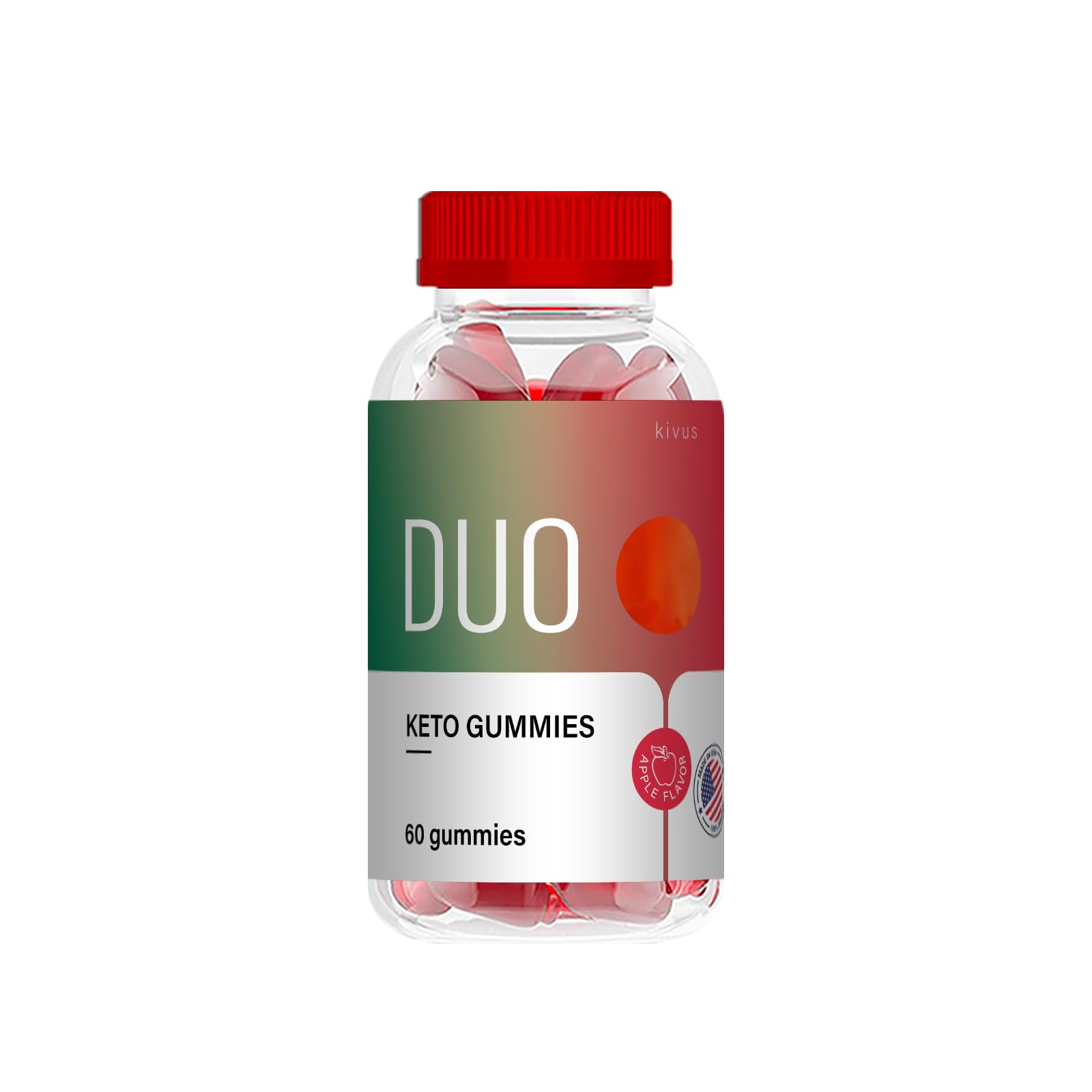 Kivus Duo Gummies - Premium Keto ACV Gummy Supplement for Weight Loss & Energy (60 Count) | Supports Ketosis, Boosts Metabolism - Perfect for Low-Carb Diet & On-The-Go Wellness